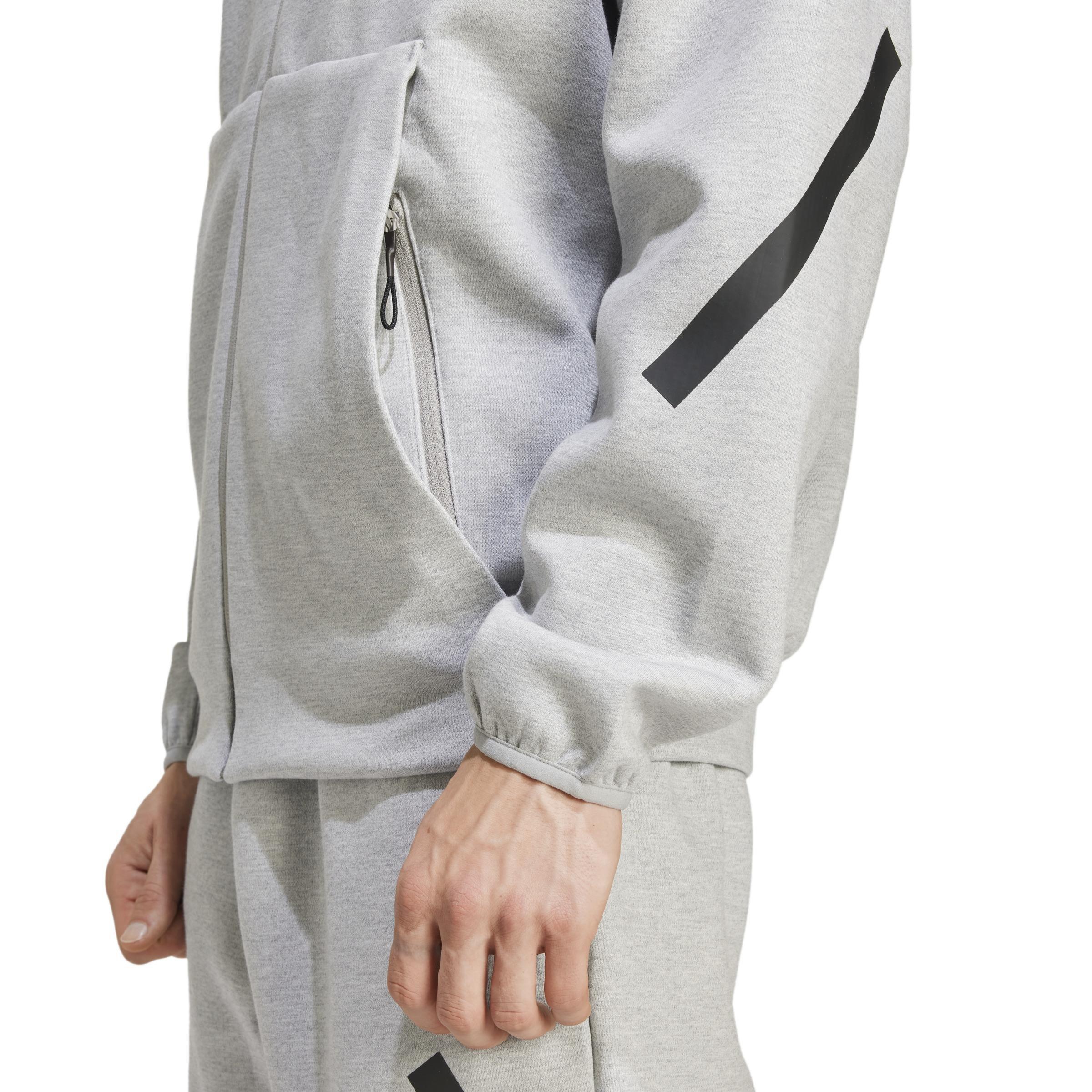 Z.N.E. Full-Zip Hooded Track Jacket, Grey, A701_ONE, large image number 5