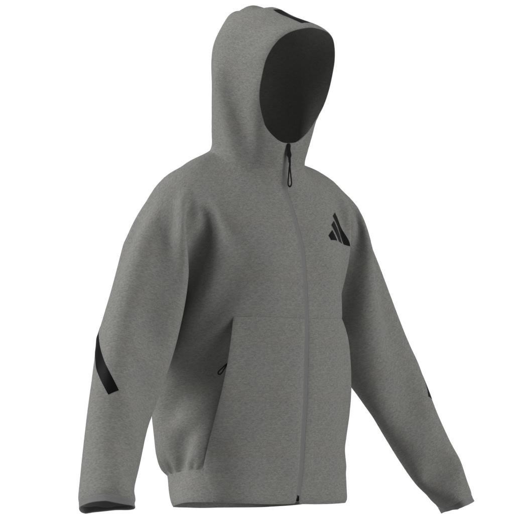 Z.N.E. Full-Zip Hooded Track Jacket, Grey, , large image number 8