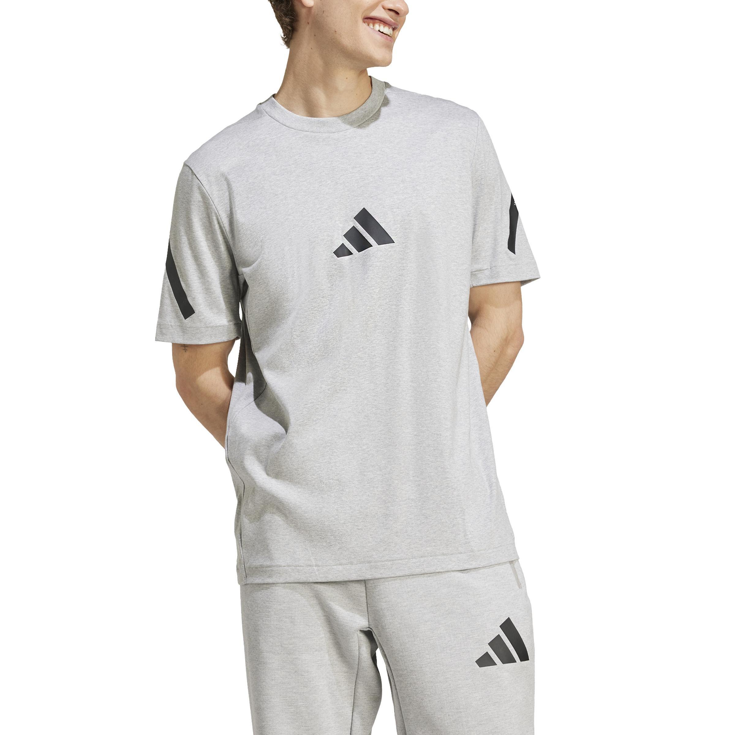 adidas Z.N.E. T-Shirt, Grey, A701_ONE, large image number 2