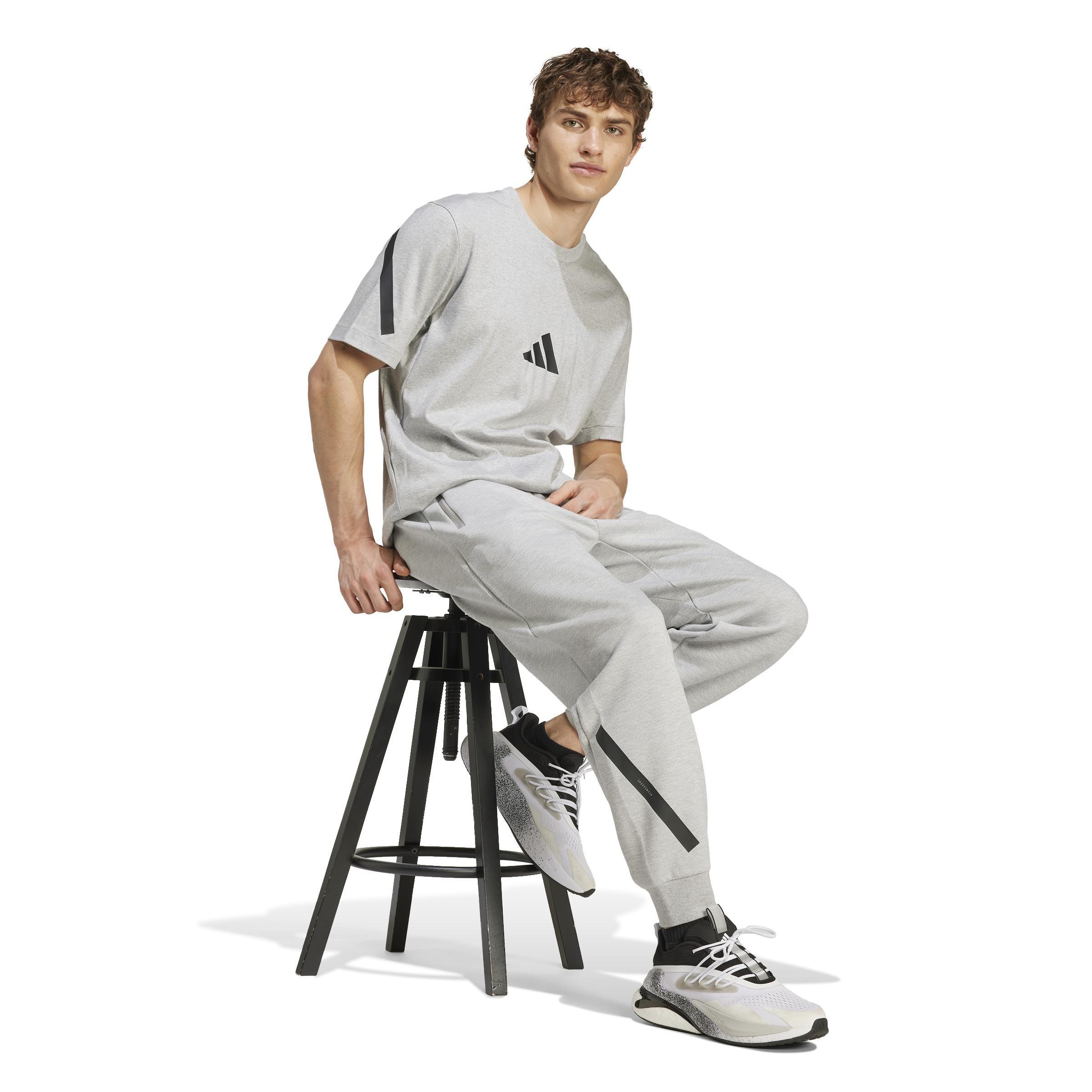 adidas Z.N.E. T-Shirt, Grey, , large image number 11