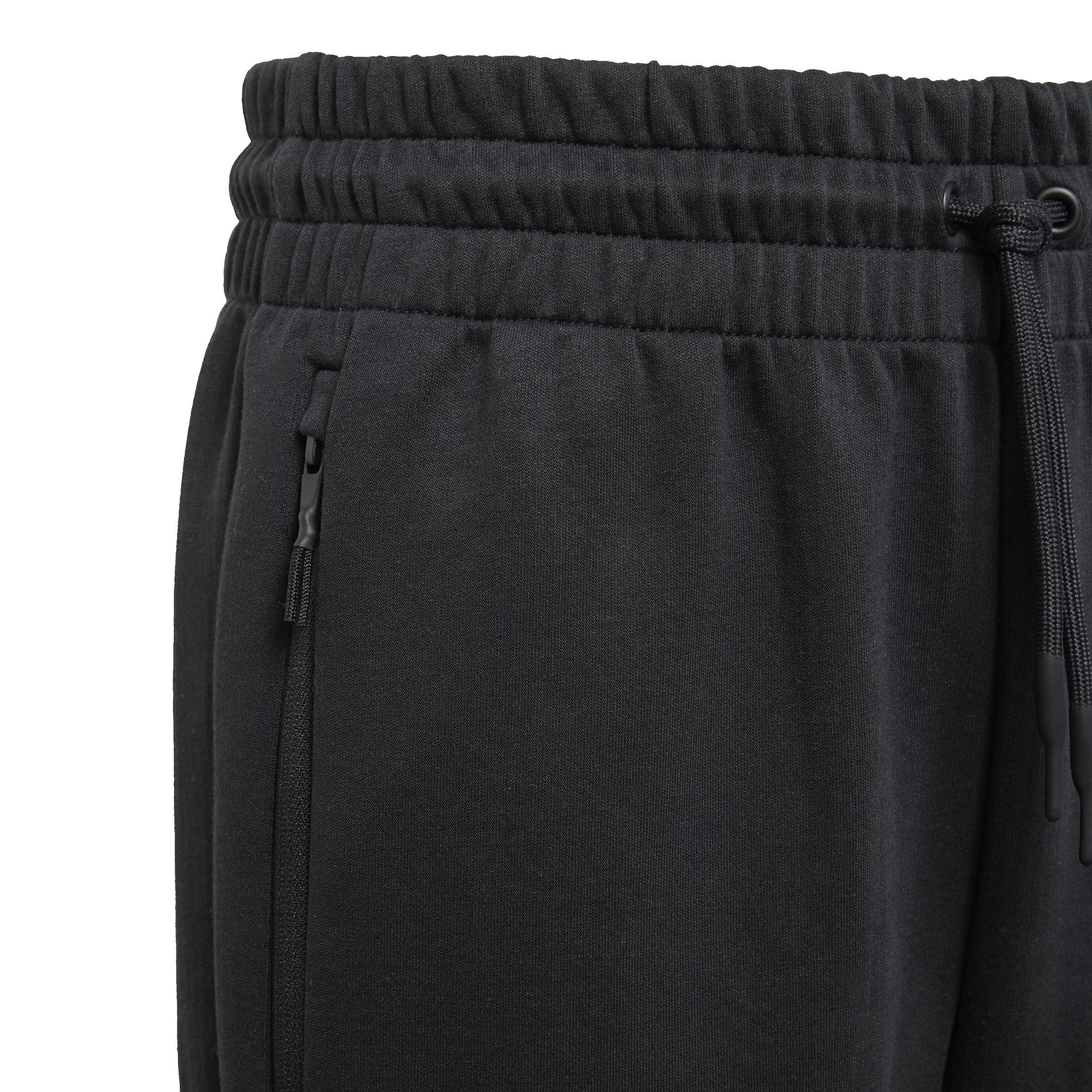 Unisex Kids adidas Z.N.E. Tapered-Leg Tracksuit Bottoms, Black, , large image number 4