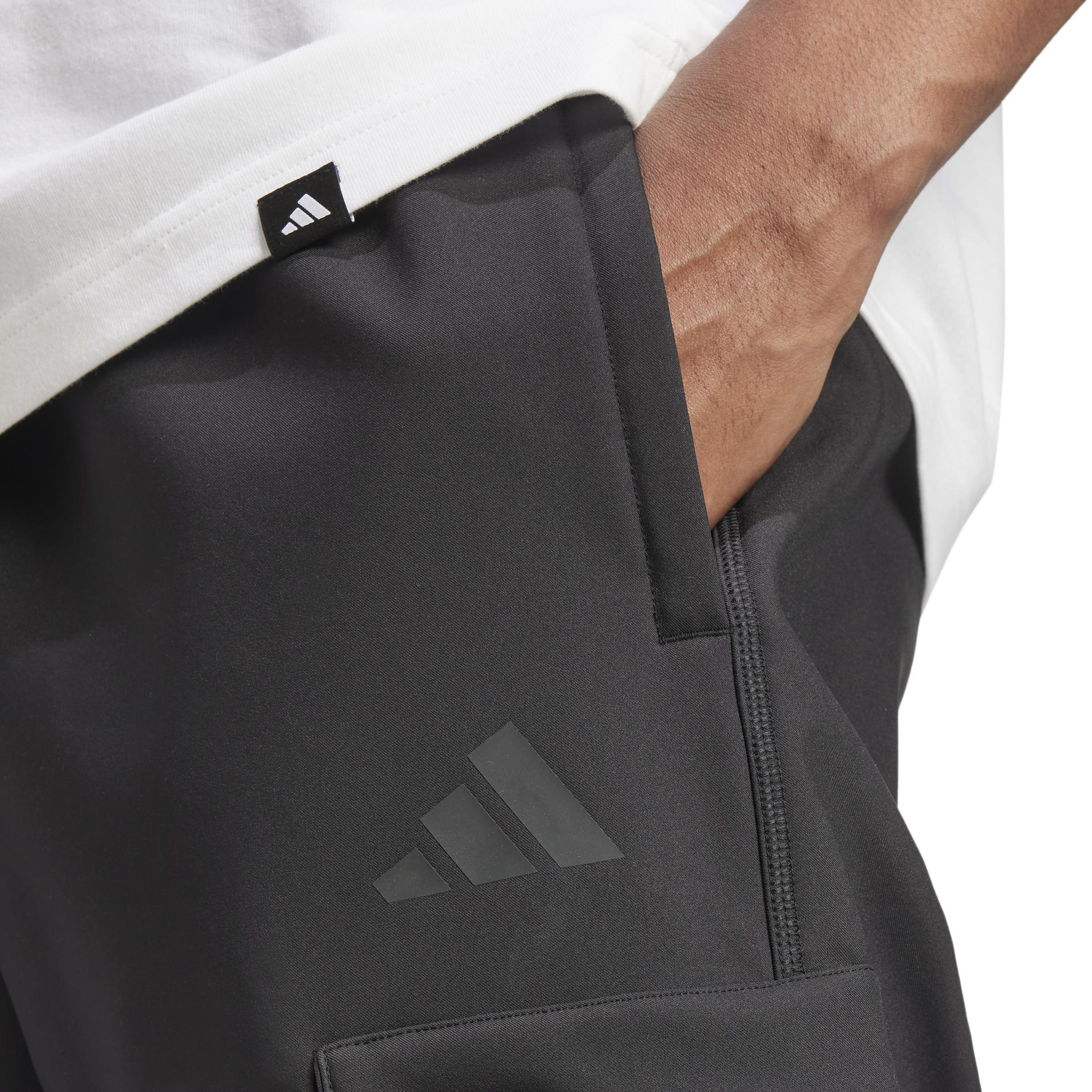 City Escape Premium Cargo Trousers, Black, , large image number 4