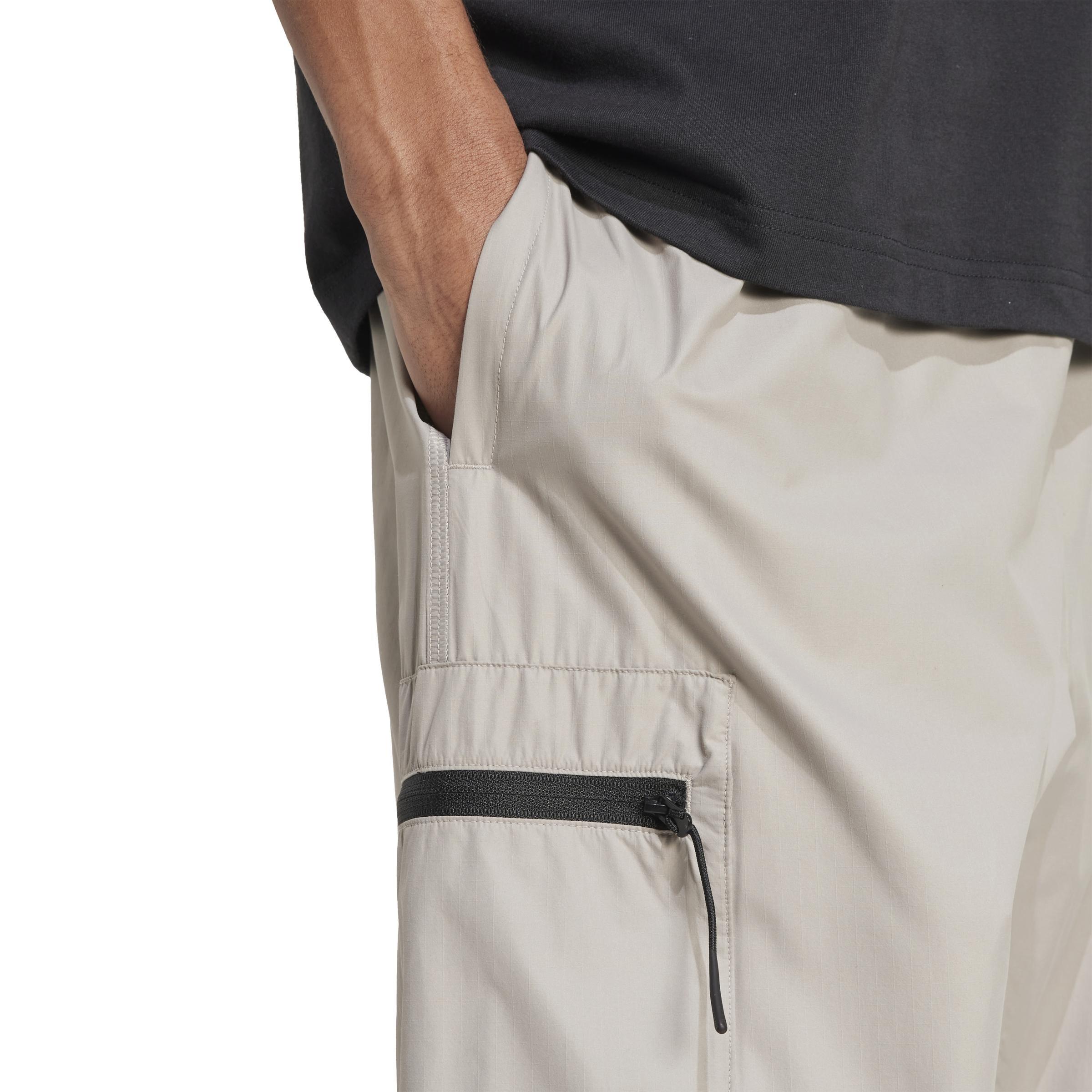 City Escape Lightweight Cargo Tracksuit Bottoms, Beige, , large image number 4