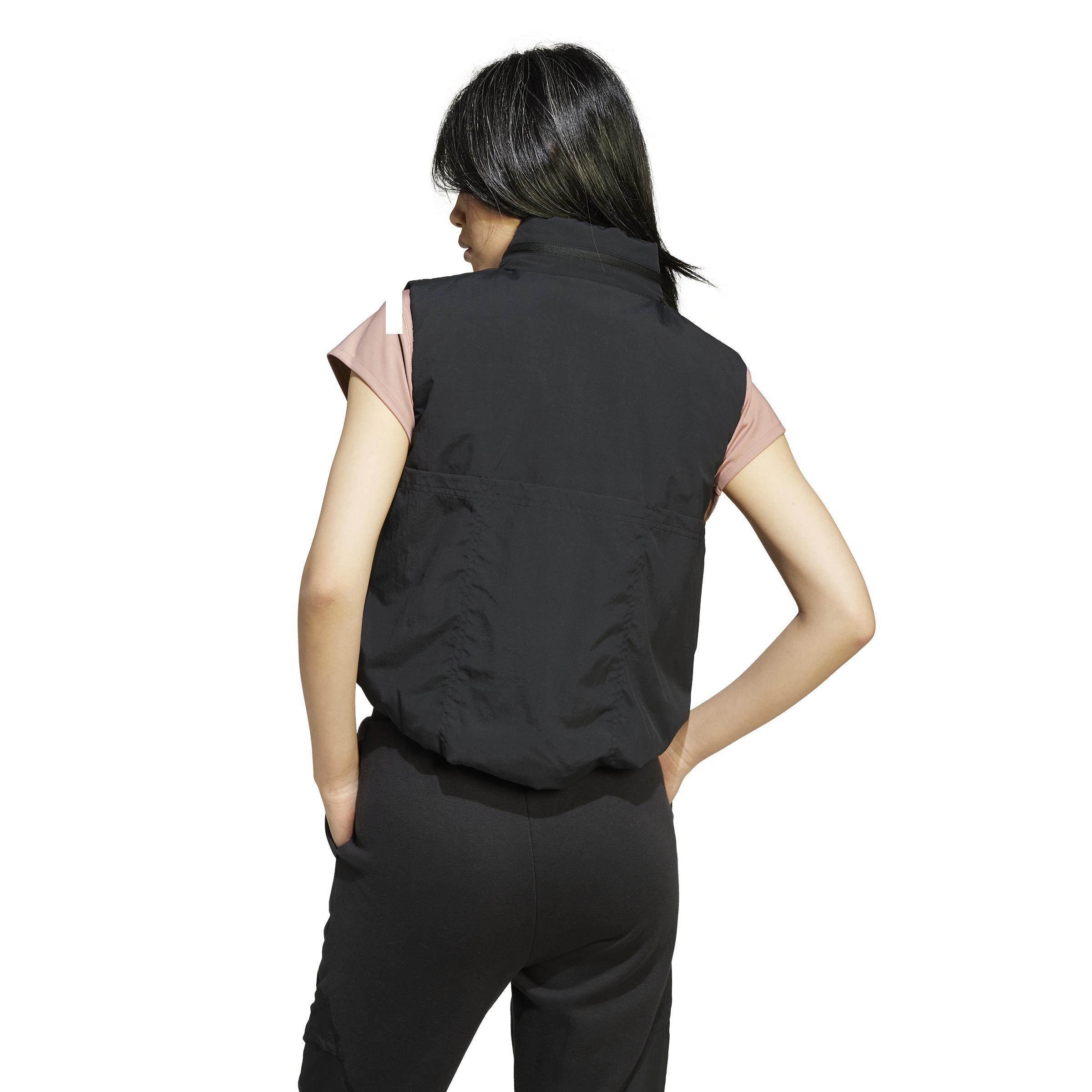City Escape Cropped Vest, Black, A701_ONE, large image number 2
