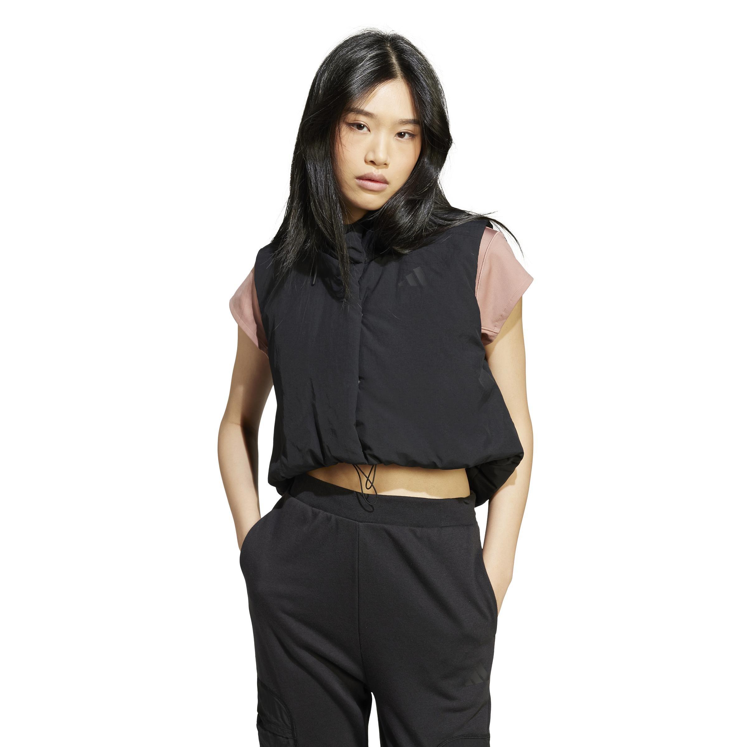 City Escape Cropped Vest, Black, A701_ONE, large image number 6