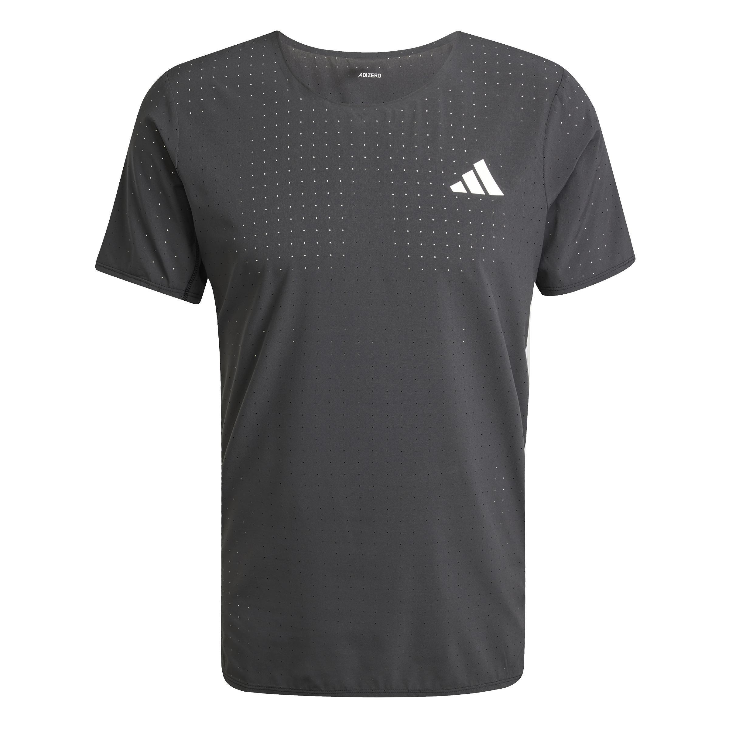 Adizero Running T-Shirt, Black, A701_ONE, large image number 0