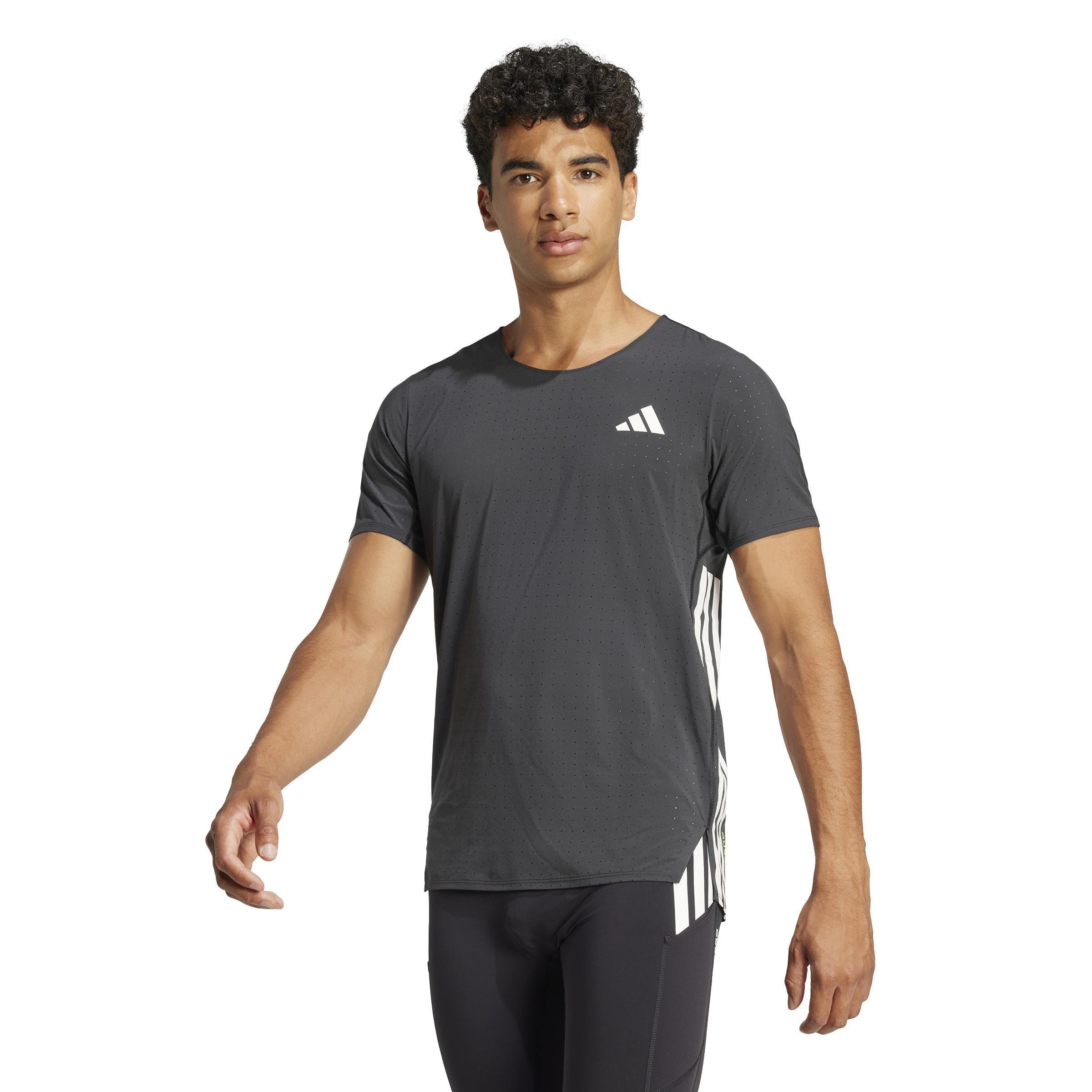 Adizero Running T-Shirt, Black, A701_ONE, large image number 13