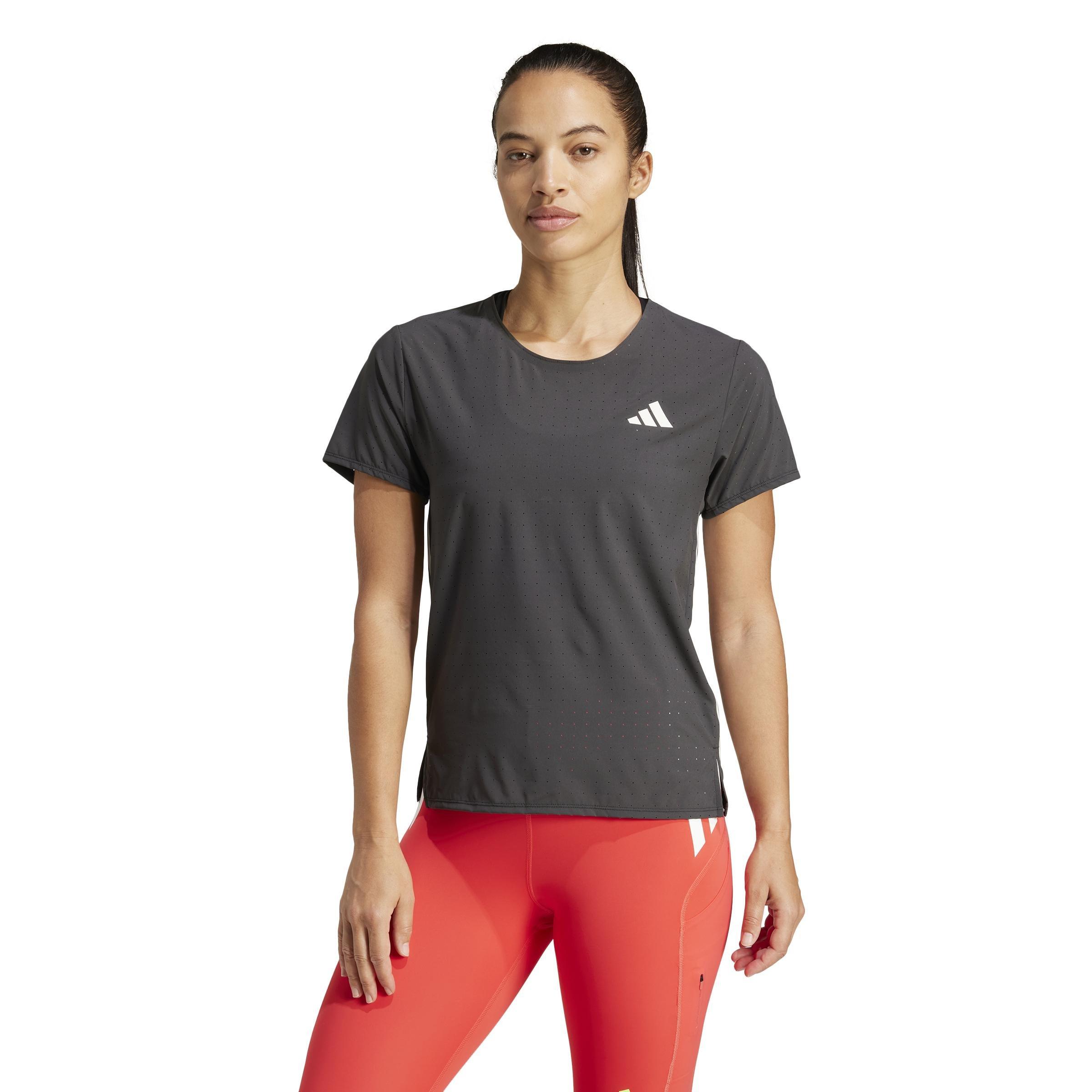Adizero Running Tee, Black, A701_ONE, large image number 5