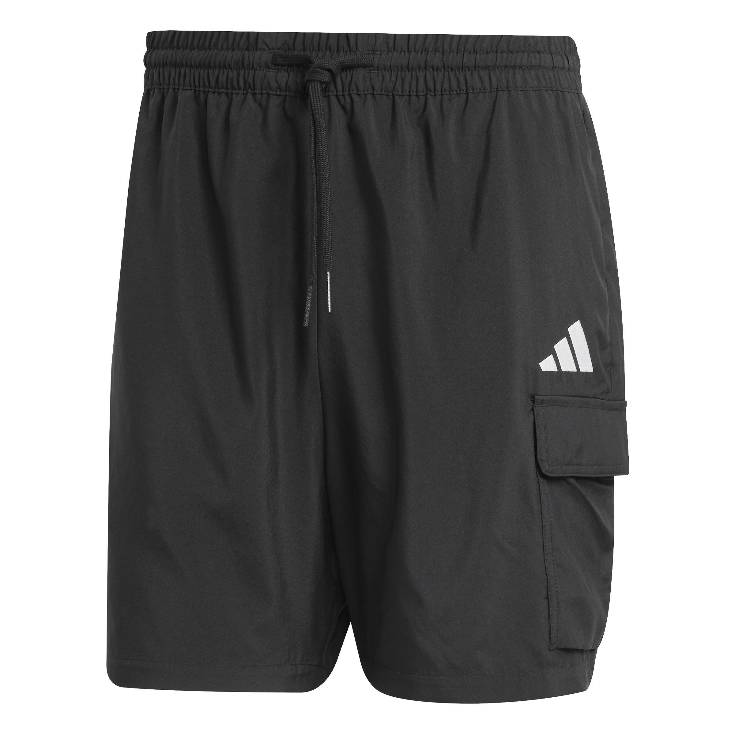 Essentials Small Logo Cargo Chelsea Shorts, Black, , large image number 1