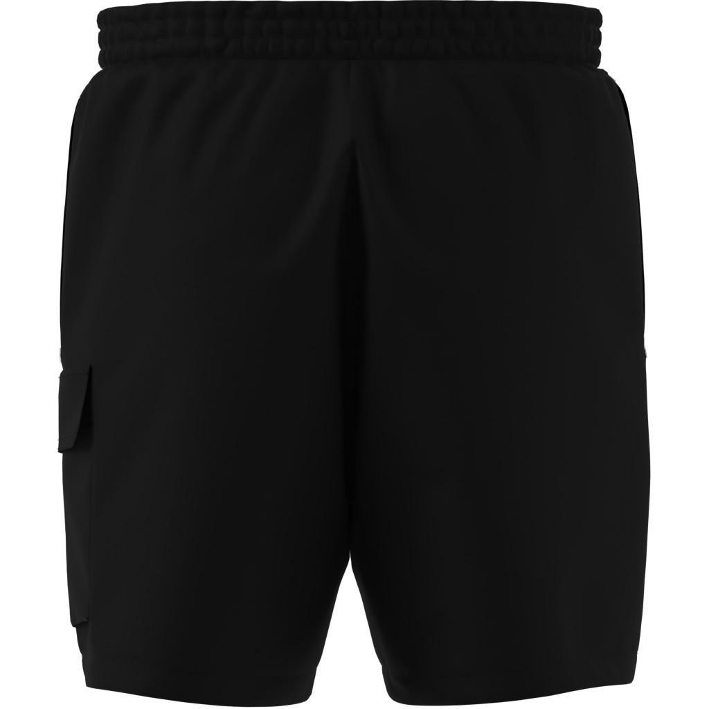 Essentials Small Logo Cargo Chelsea Shorts, Black, , large image number 5