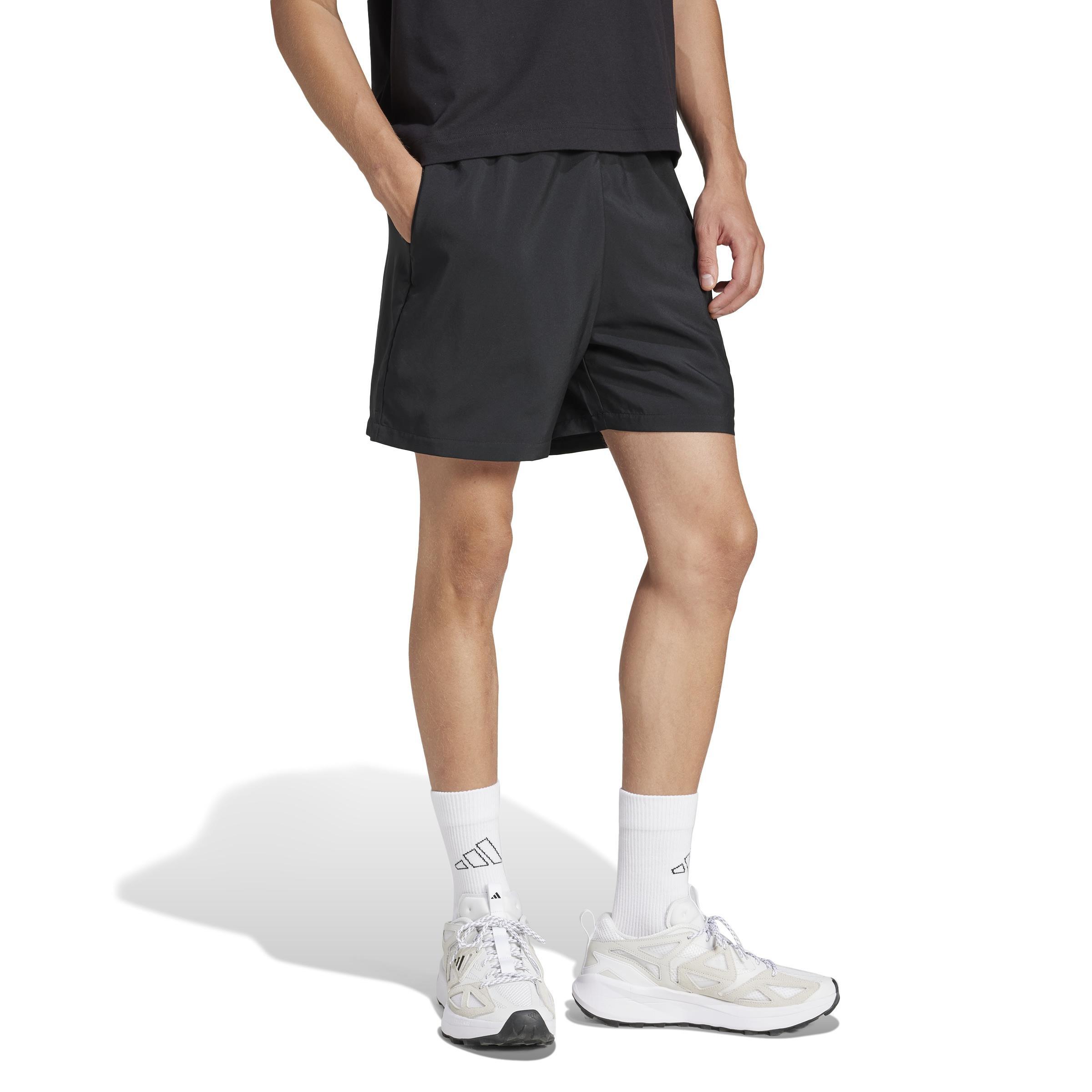 Essentials Small Logo Cargo Chelsea Shorts, Black, , large image number 10