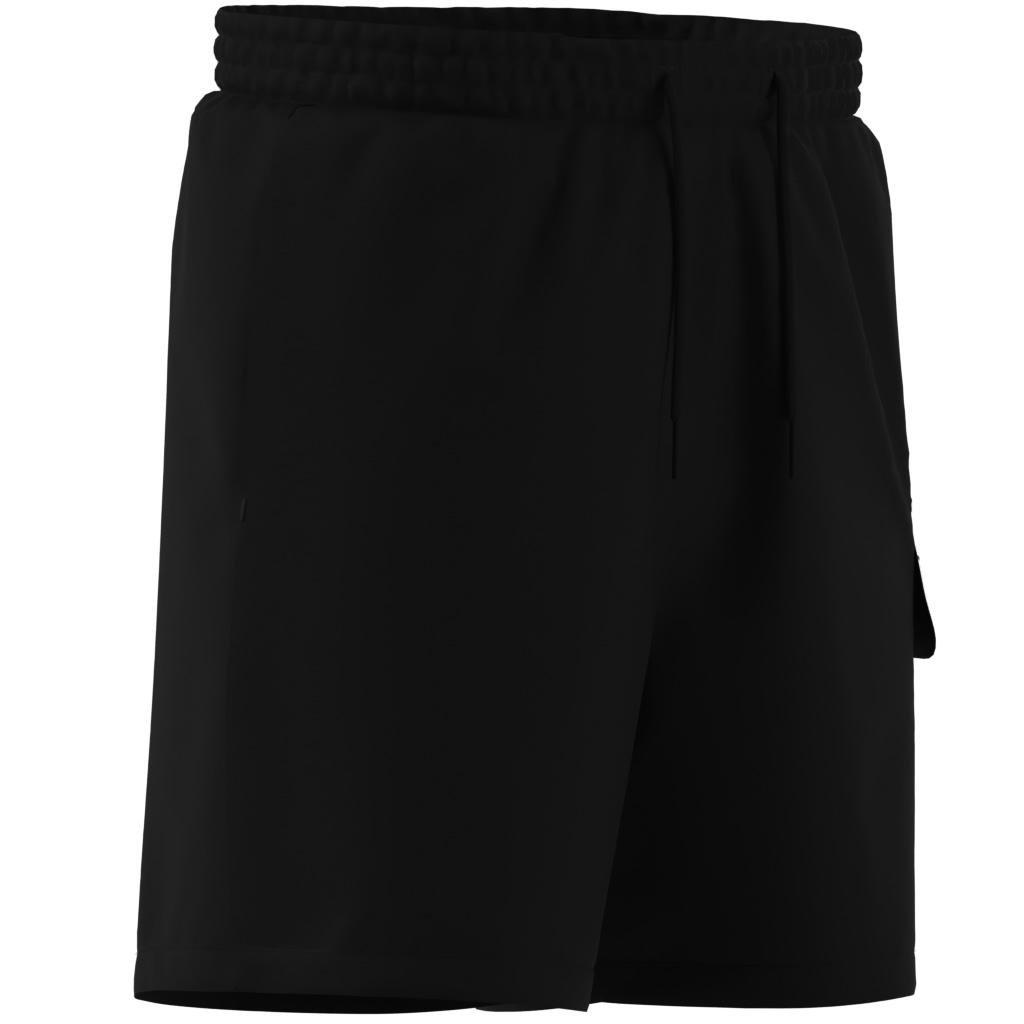 Essentials Small Logo Cargo Chelsea Shorts, Black, , large image number 11