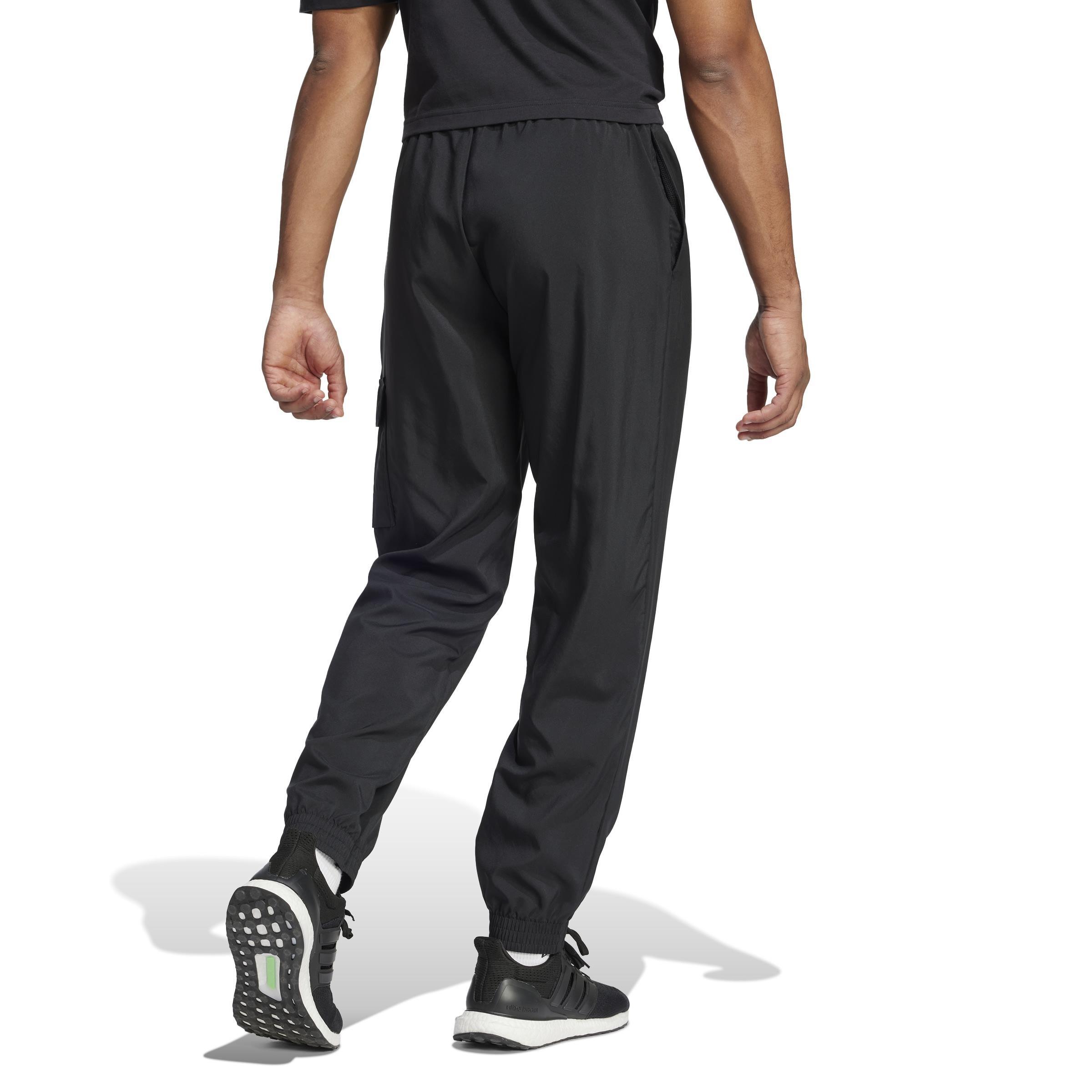 Essentials Small Logo Cargo Joggers, Black, , large image number 1
