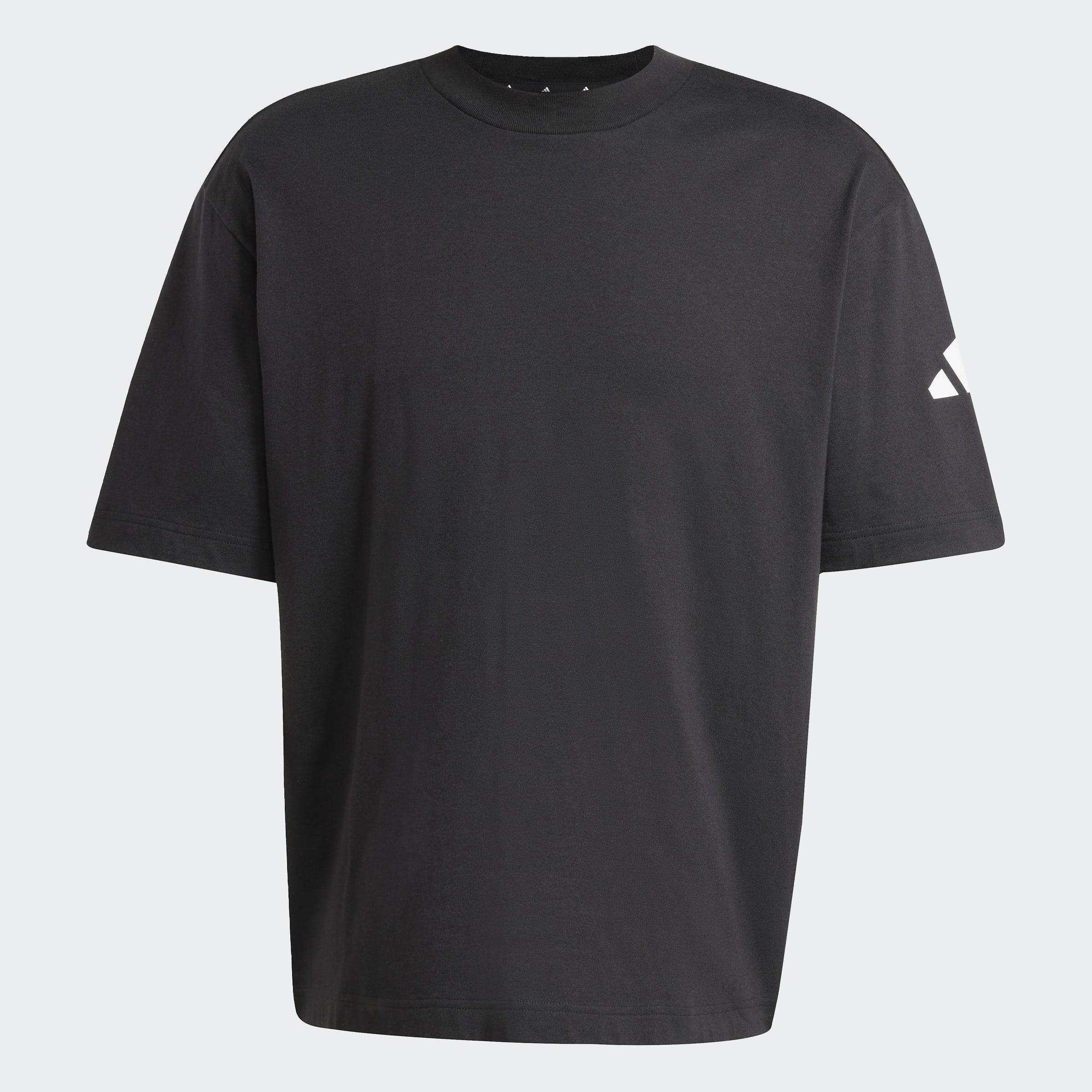 Essentials Loose Fit 3 Bar Logo T-Shirt, Black, A701_ONE, large image number 0