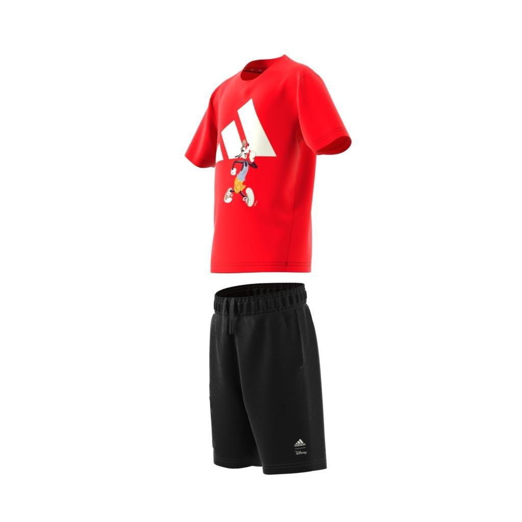 Unisex Kids adidas x Disney Mickey Mouse Tee Set, Red, , large image number 6