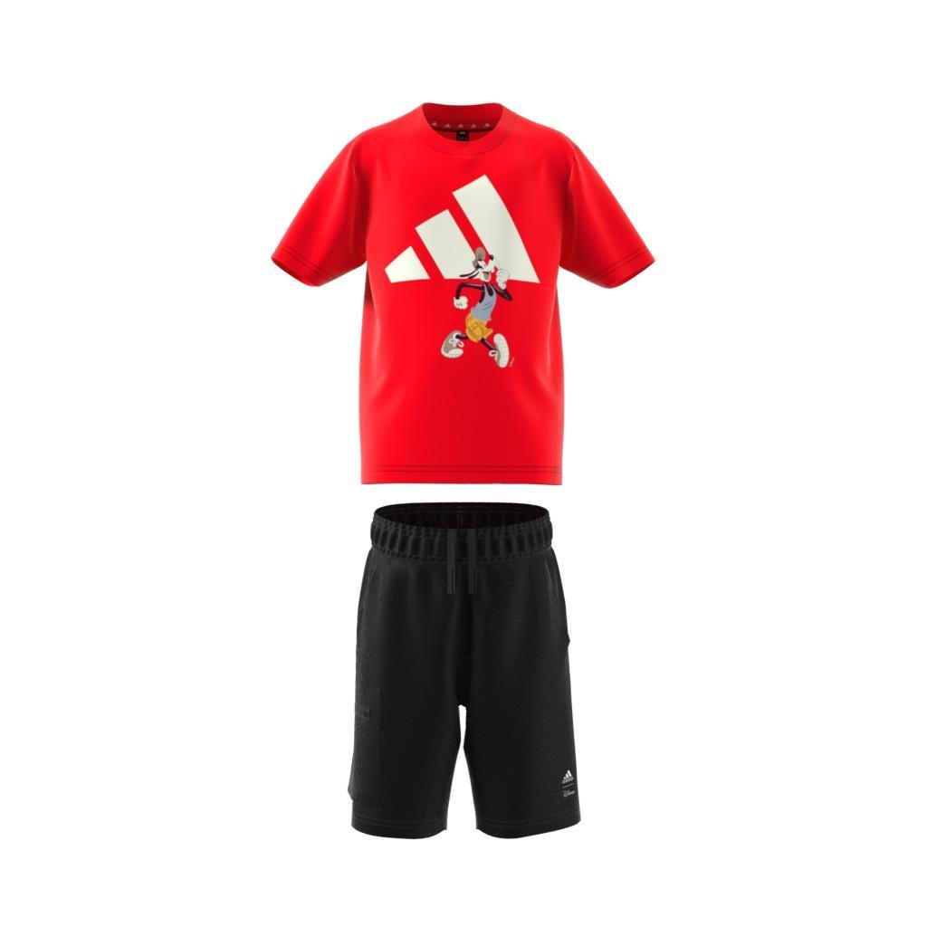 Unisex Kids adidas x Disney Mickey Mouse Tee Set, Red, , large image number 10