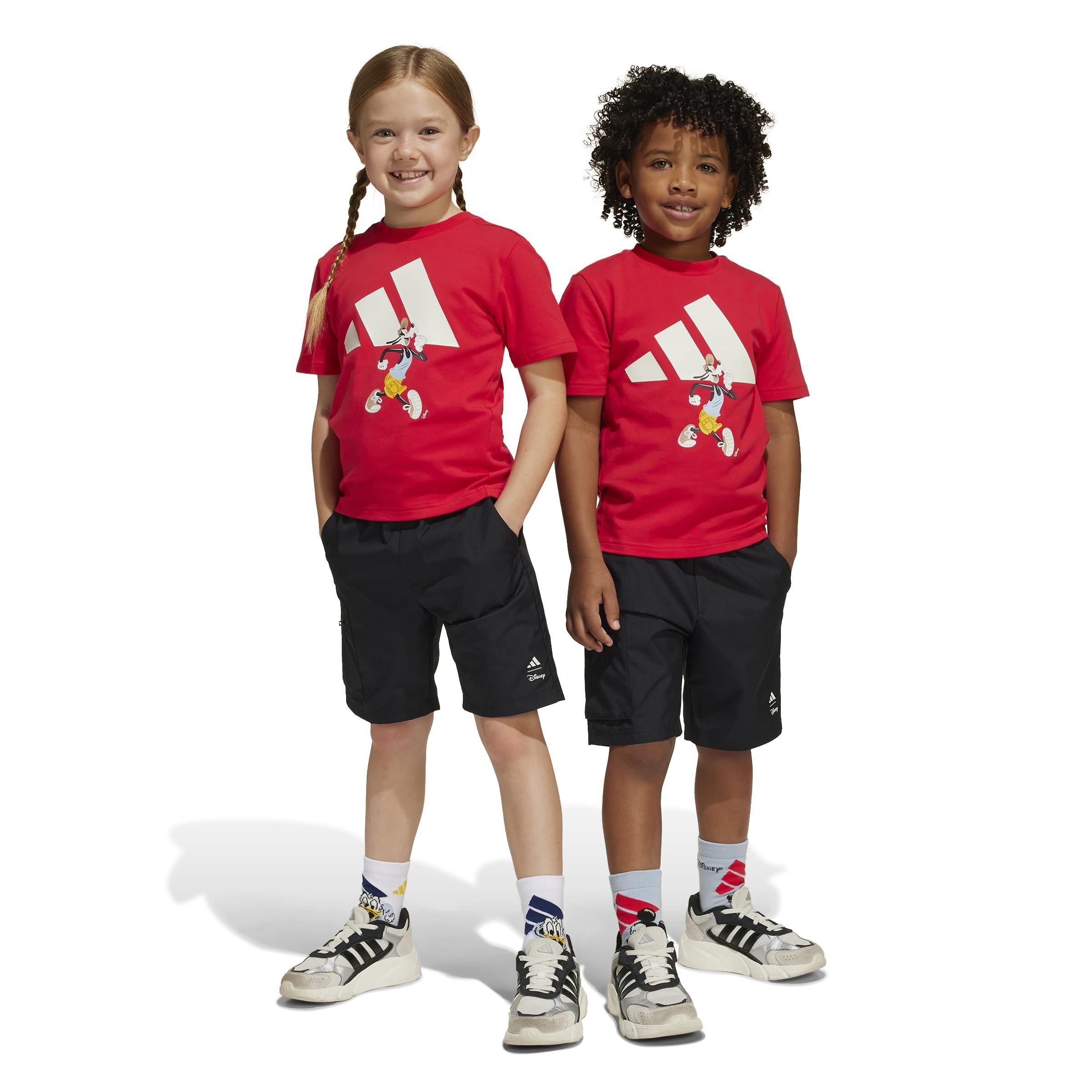 Unisex Kids adidas x Disney Mickey Mouse Tee Set, Red, , large image number 11