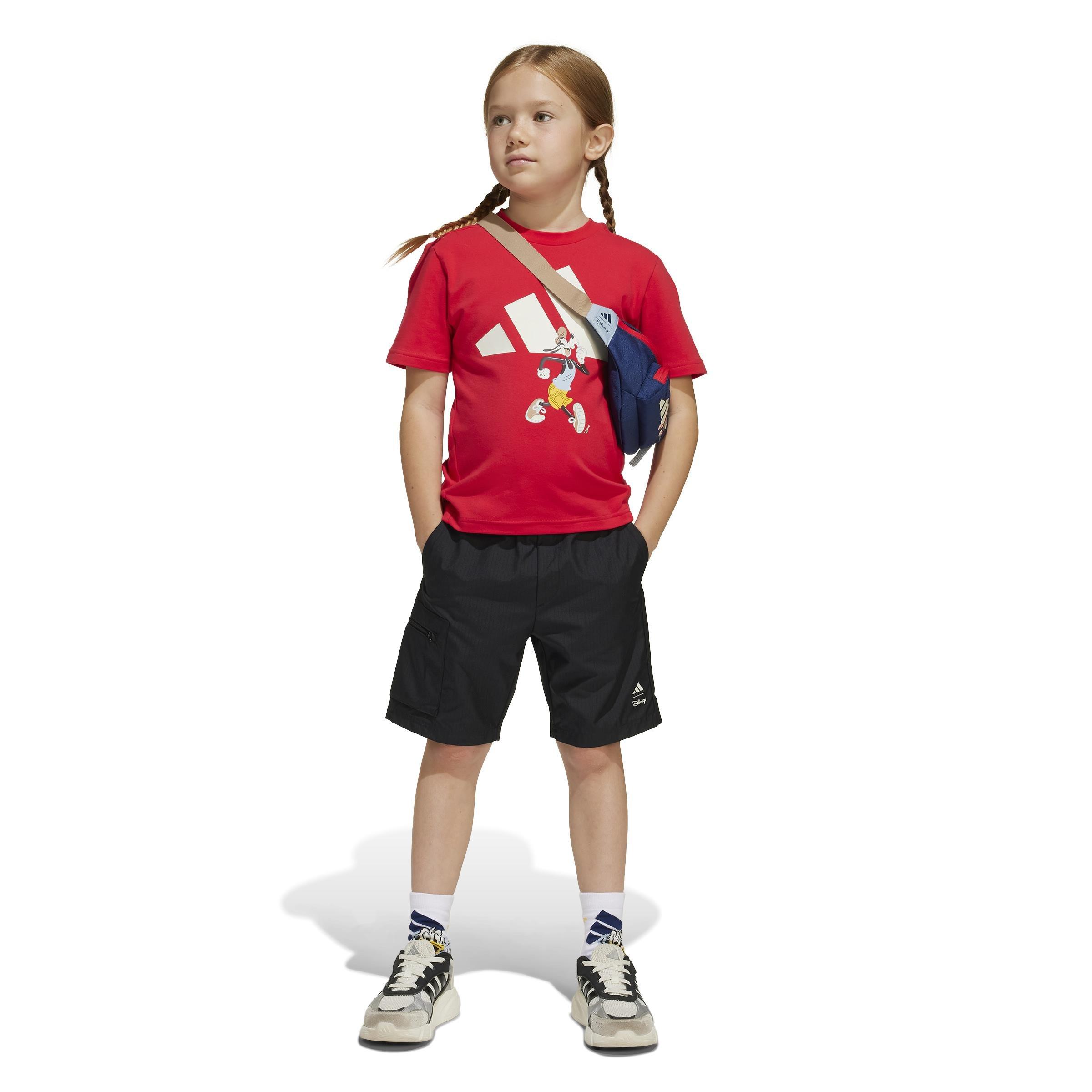 Unisex Kids adidas x Disney Mickey Mouse Tee Set, Red, , large image number 13