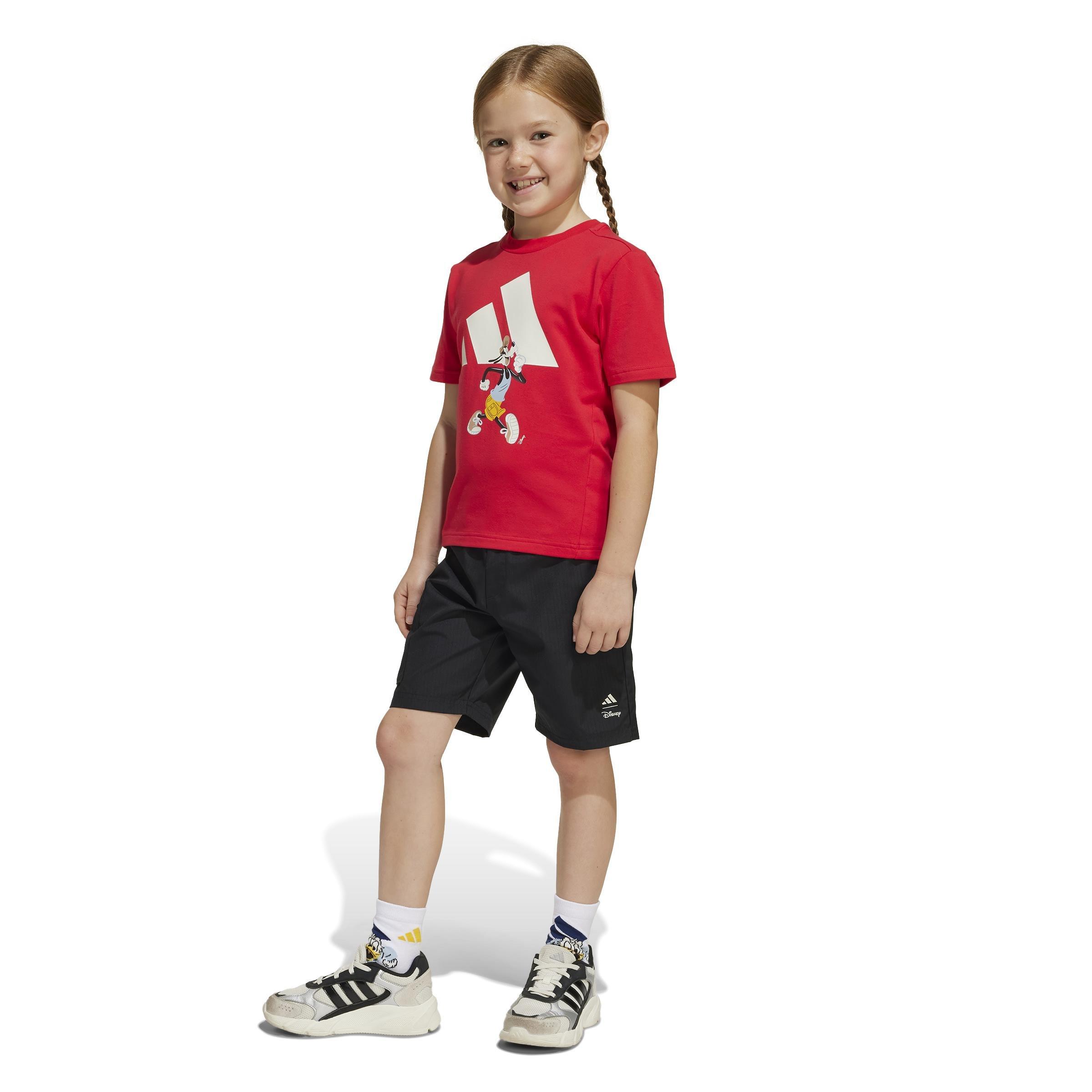 Unisex adidas x Disney Mickey Mouse Tee Set Kids, Red, A701_ONE, large image number 14