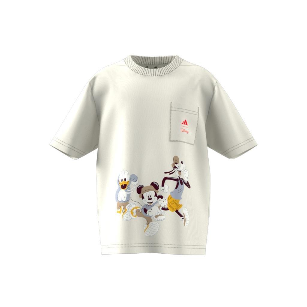 Unisex adidas x Disney Mickey Mouse Tee, White, A701_ONE, large image number 10