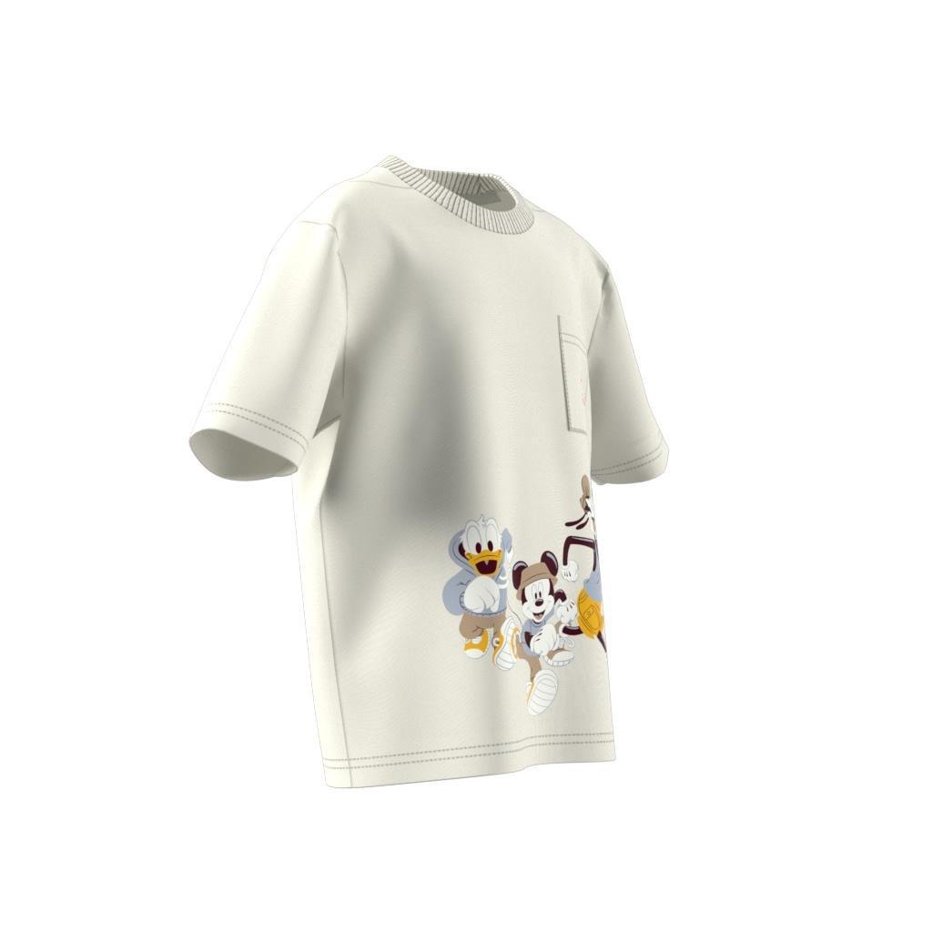 Unisex adidas x Disney Mickey Mouse Tee, White, A701_ONE, large image number 12