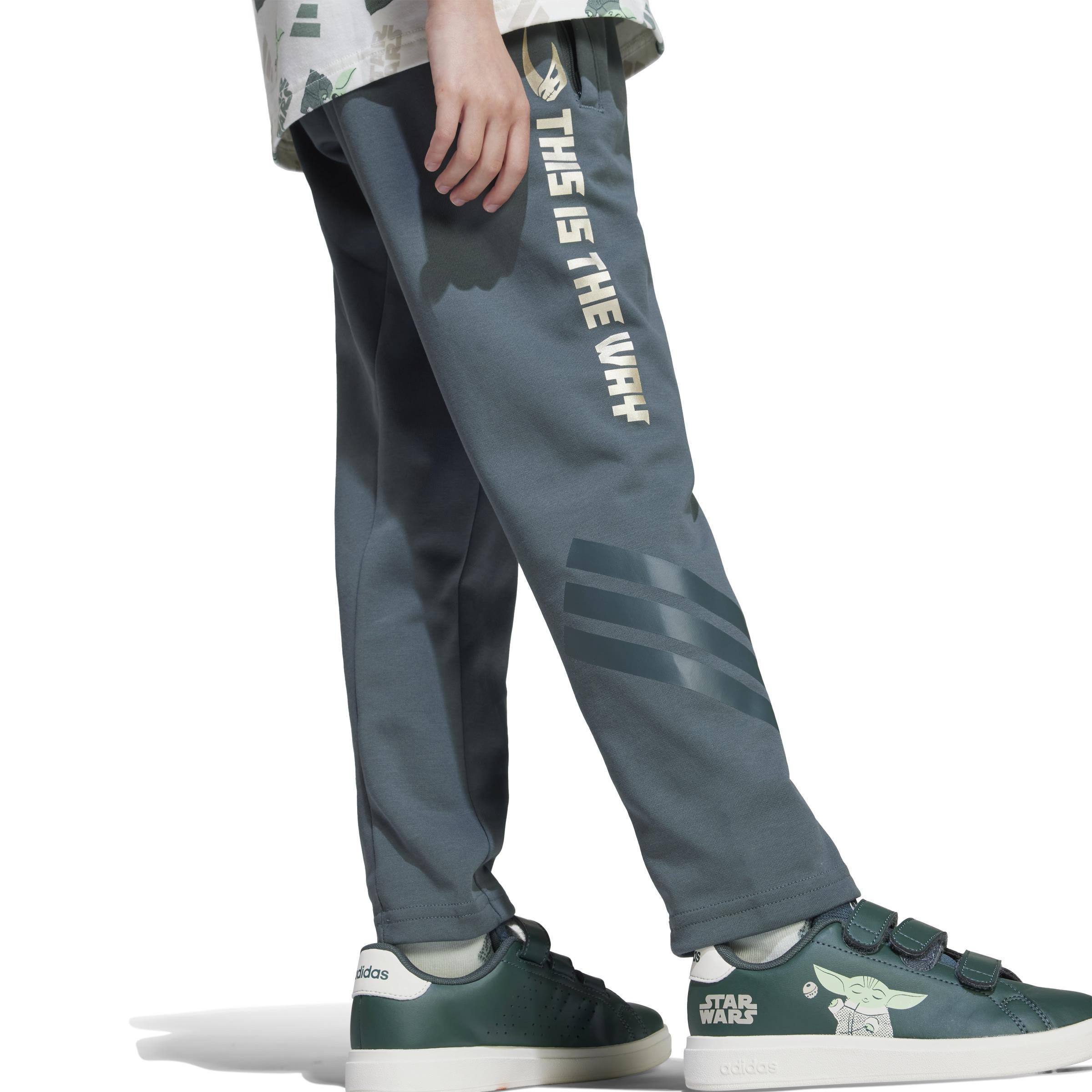 Unisex adidas x Star Wars The Mandalorian™ Joggers Kids, Grey, A701_ONE, large image number 3