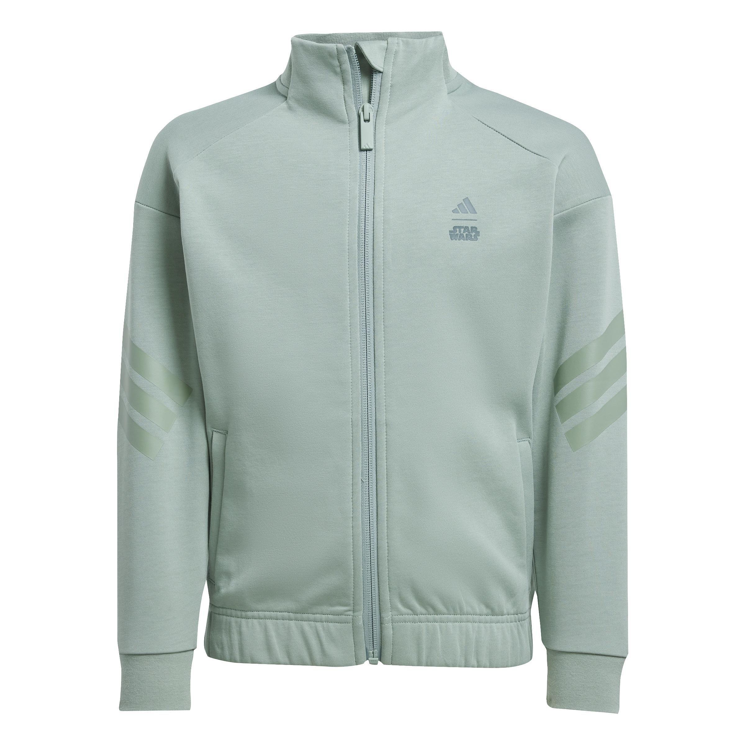 Unisex Kids Star Wars Mandalorian Track Top, Green, , large image number 0