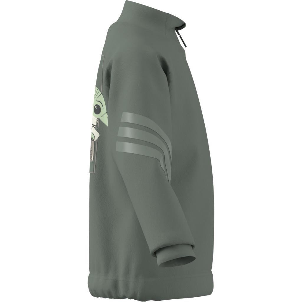 Unisex Kids Star Wars Mandalorian Track Top, Green, , large image number 12