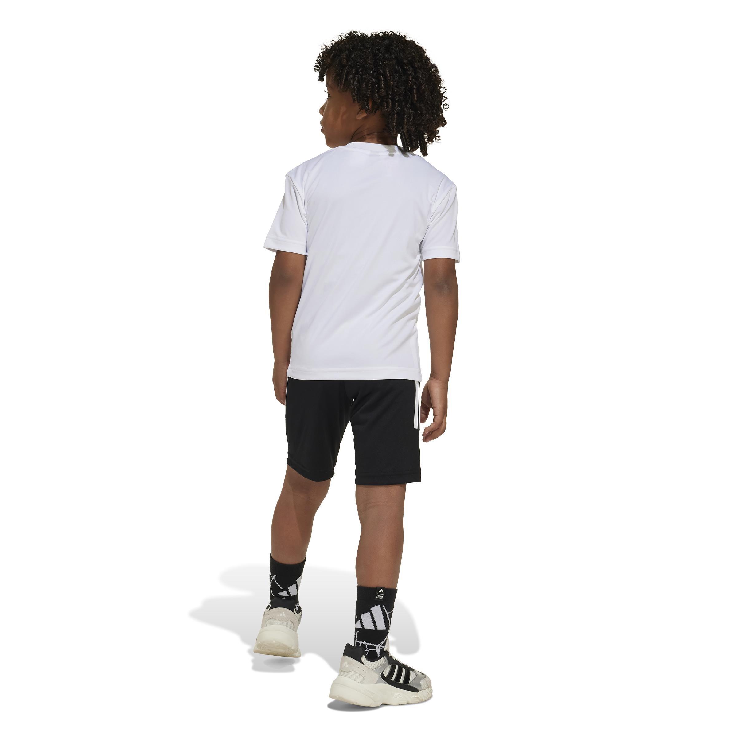 Unisex Kids adidas x Marvel Spider-Man Tee Set, White, , large image number 2
