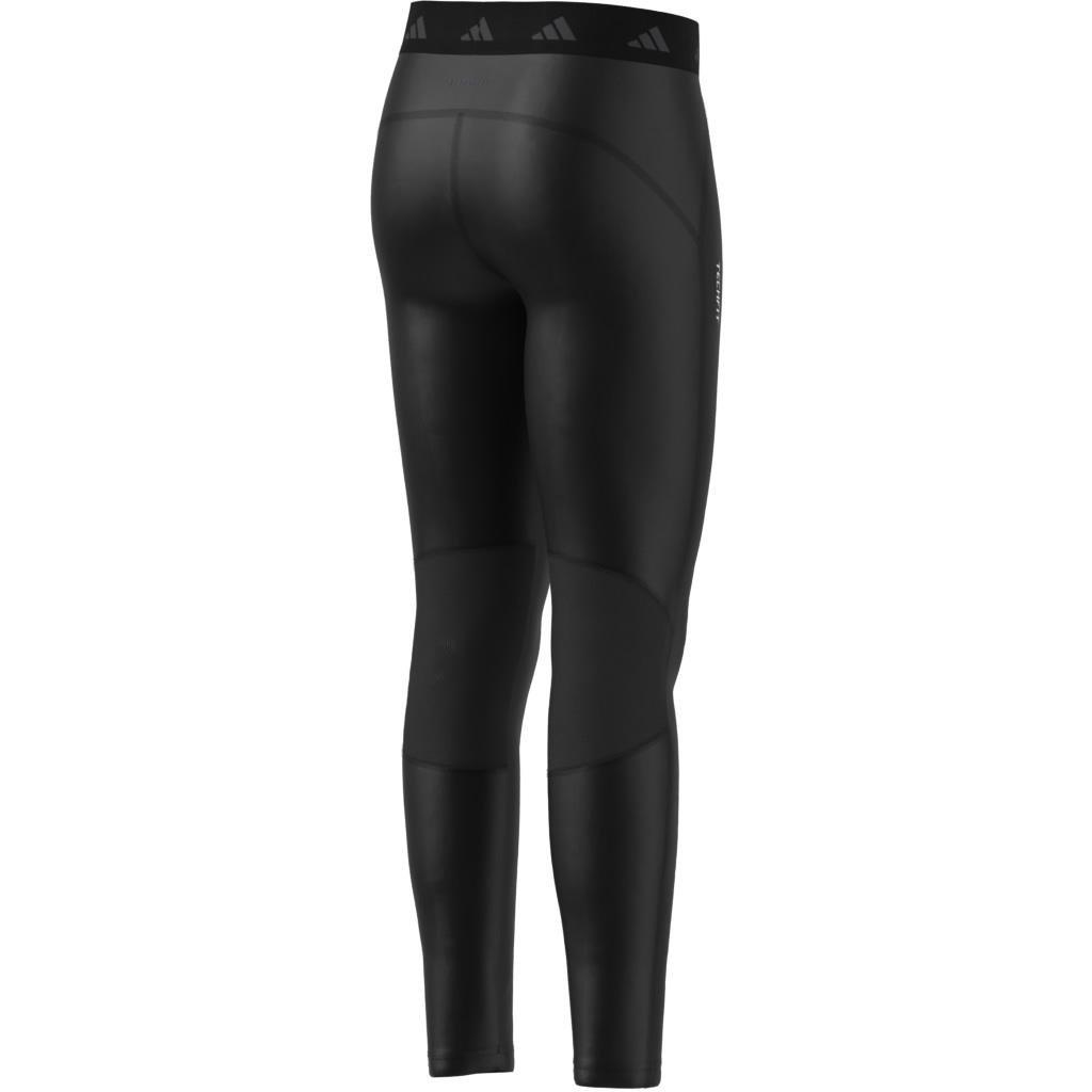 Unisex Kids TECHFIT Tights, Black, , large image number 6