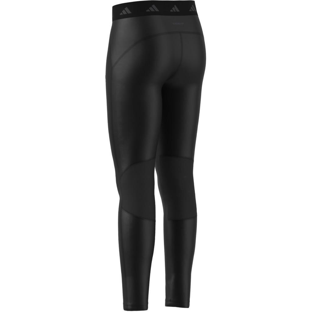 Unisex Kids TECHFIT Tights, Black, , large image number 10