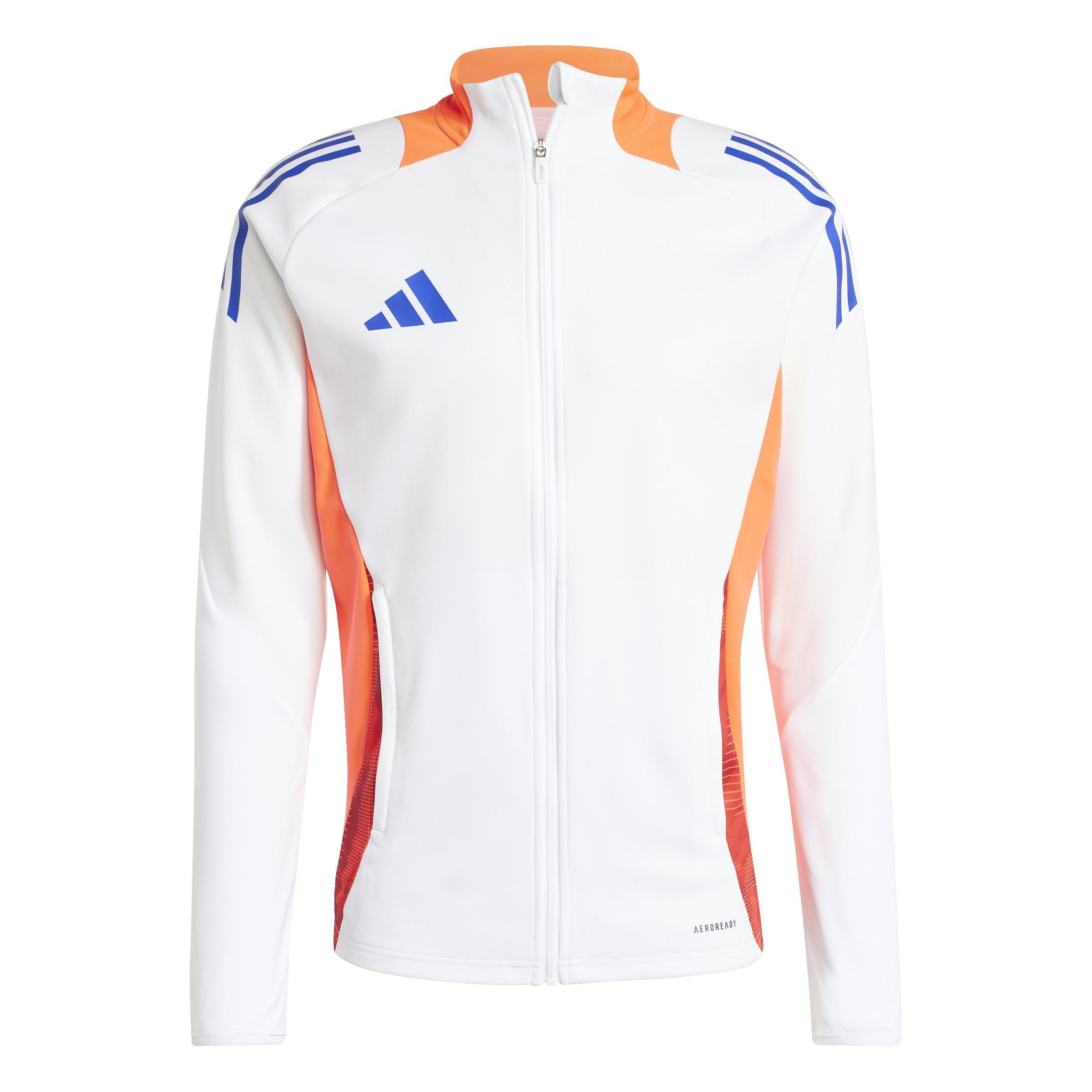 Men Tiro 24 Competition Training Track Top, White, A701_ONE, large image number 0