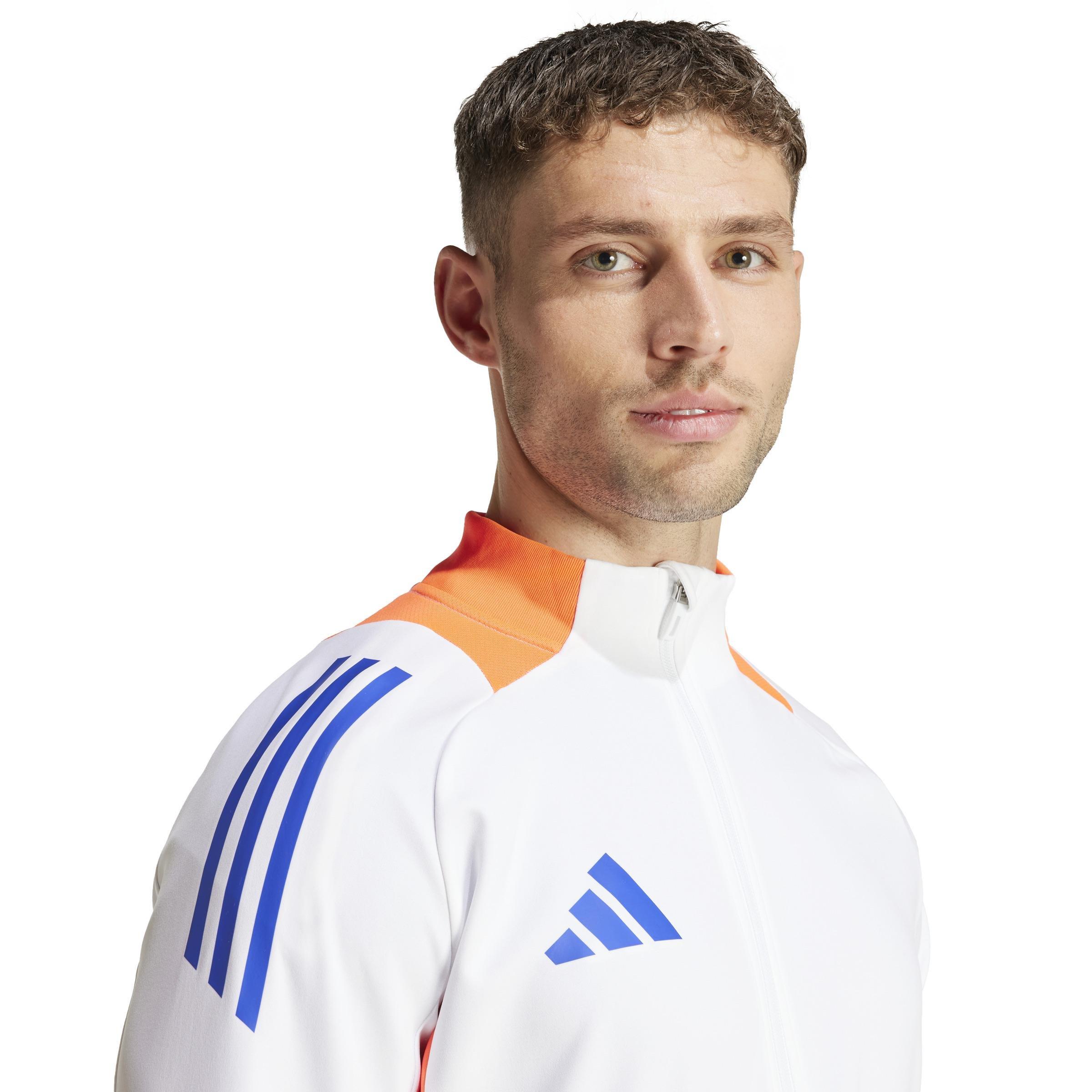 Men Tiro 24 Competition Training Track Top, White, A701_ONE, large image number 5