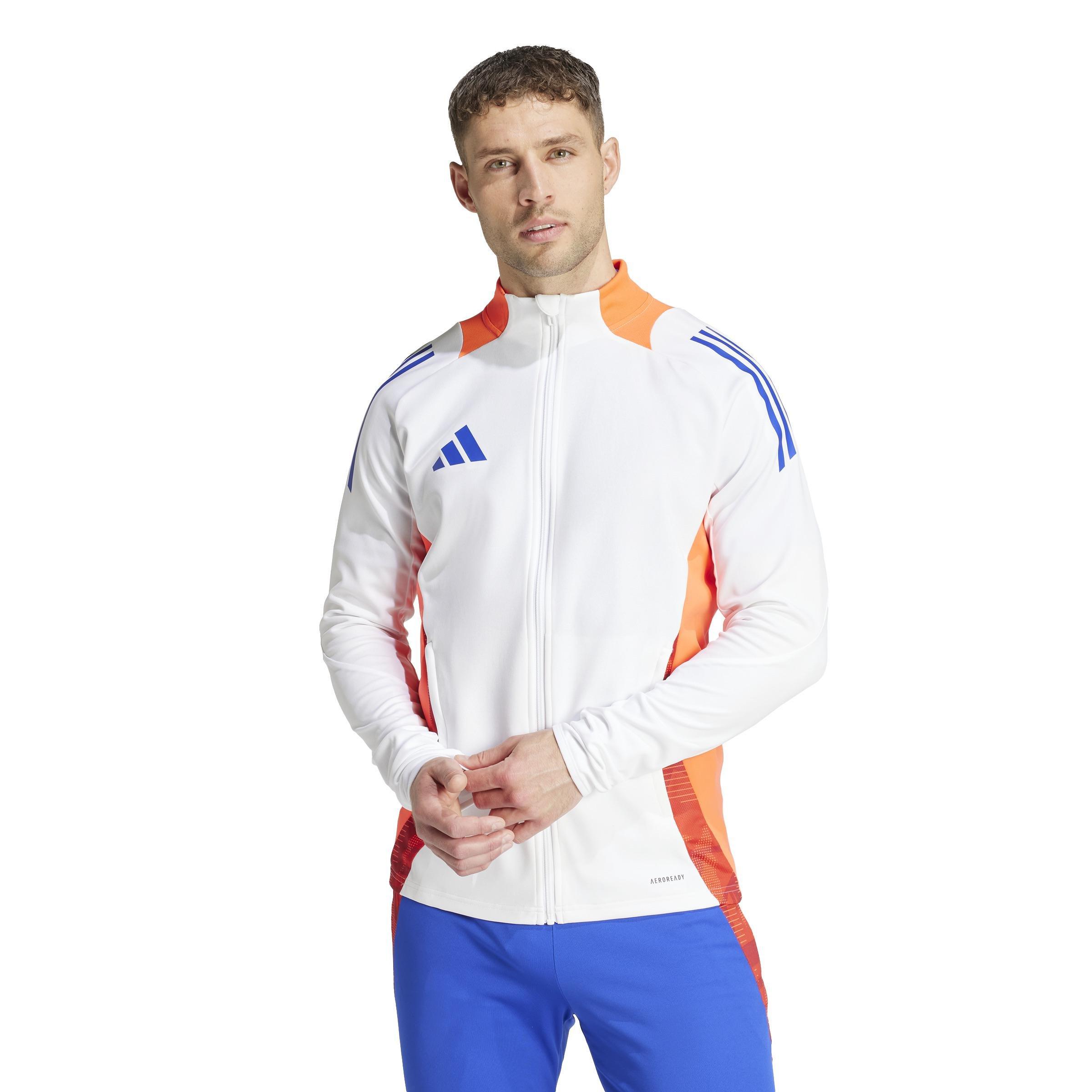 Men Tiro 24 Competition Training Track Top, White, A701_ONE, large image number 11