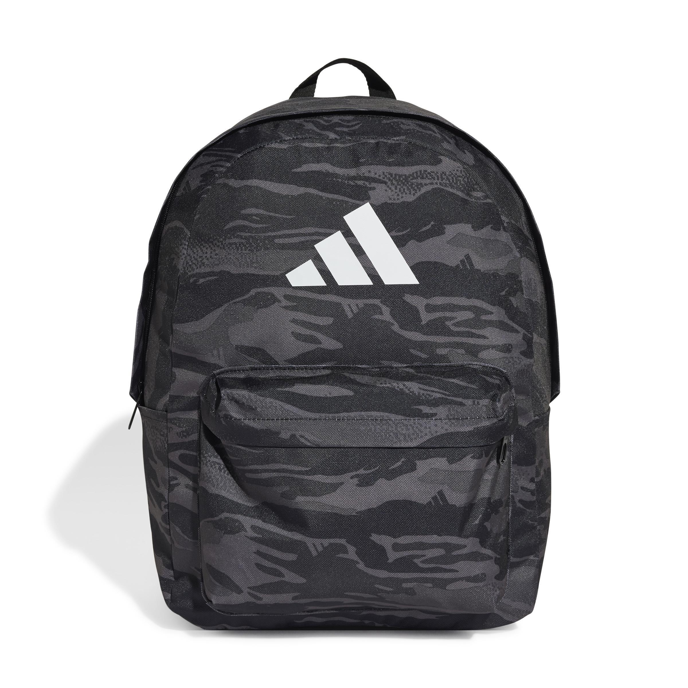 Unisex Classic Graphic Backpack, Grey, A701_ONE, large image number 0