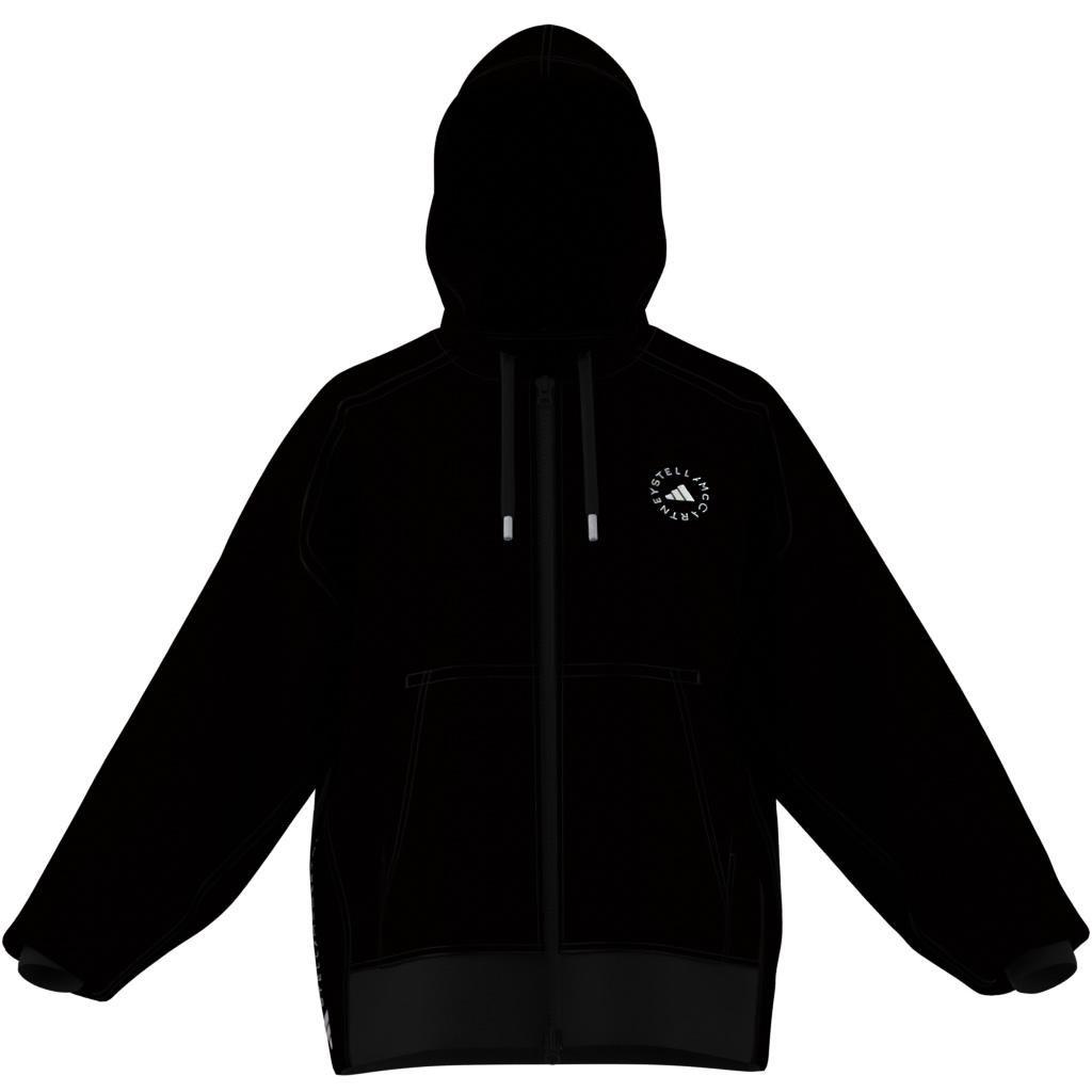 adidas by Stella McCartney Full-Zip Hoodie, Black, , large image number 6