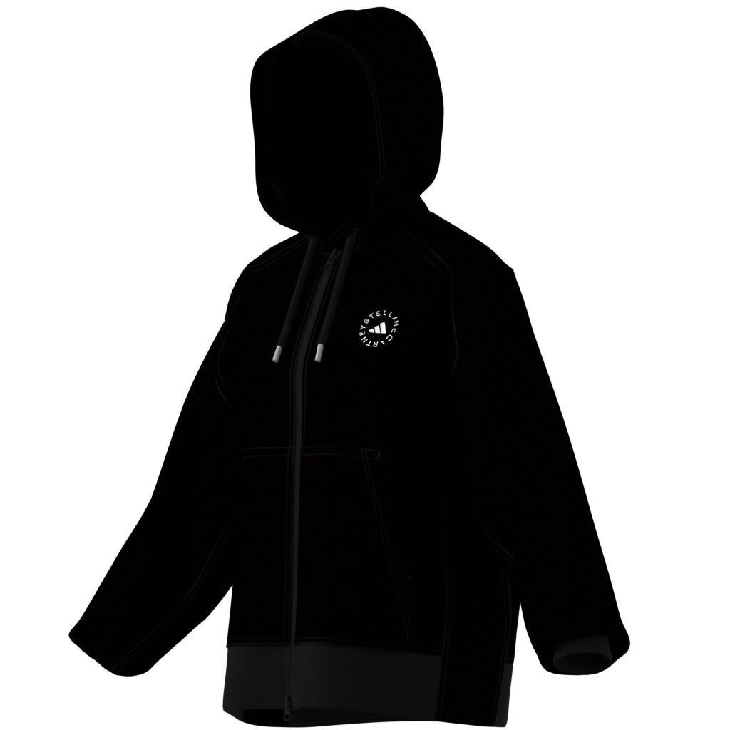 adidas by Stella McCartney Full-Zip Hoodie, Black, , large image number 12