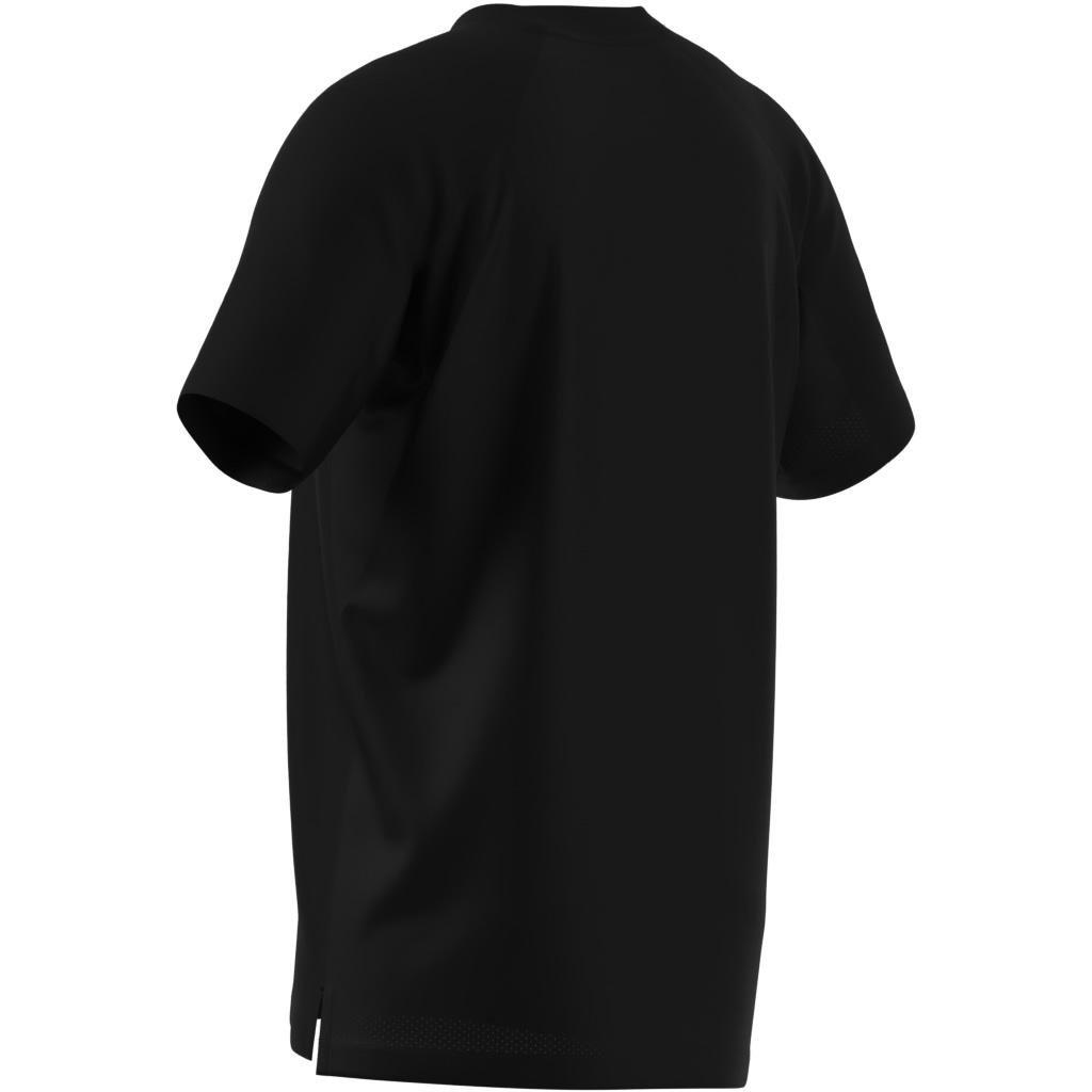 Club Tennis Climacool T-Shirt, Black, A701_ONE, large image number 6