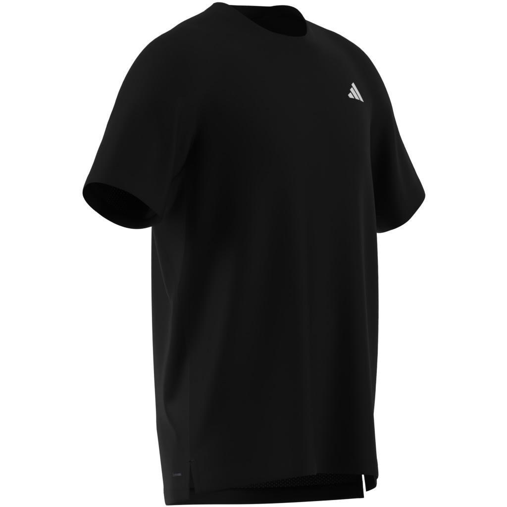 Club Tennis Climacool T-Shirt, Black, A701_ONE, large image number 14