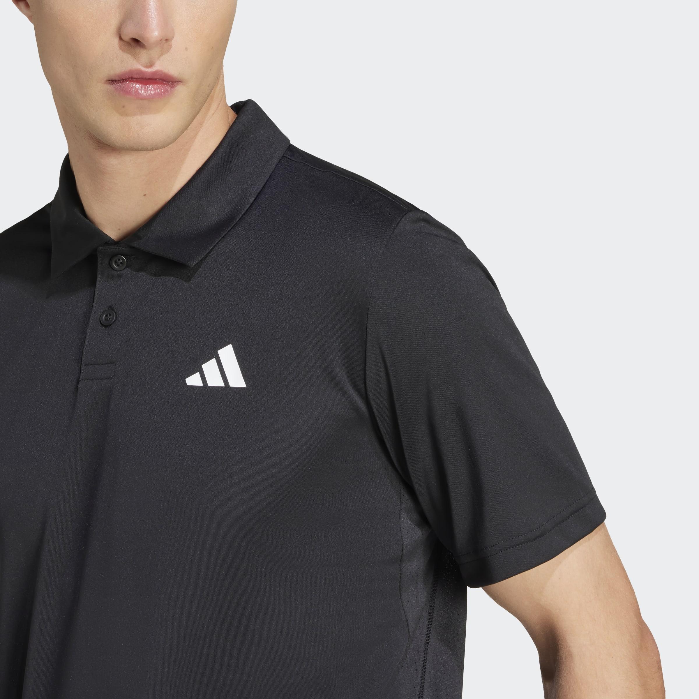 Club Tennis Polo Shirt, Black, A701_ONE, large image number 4