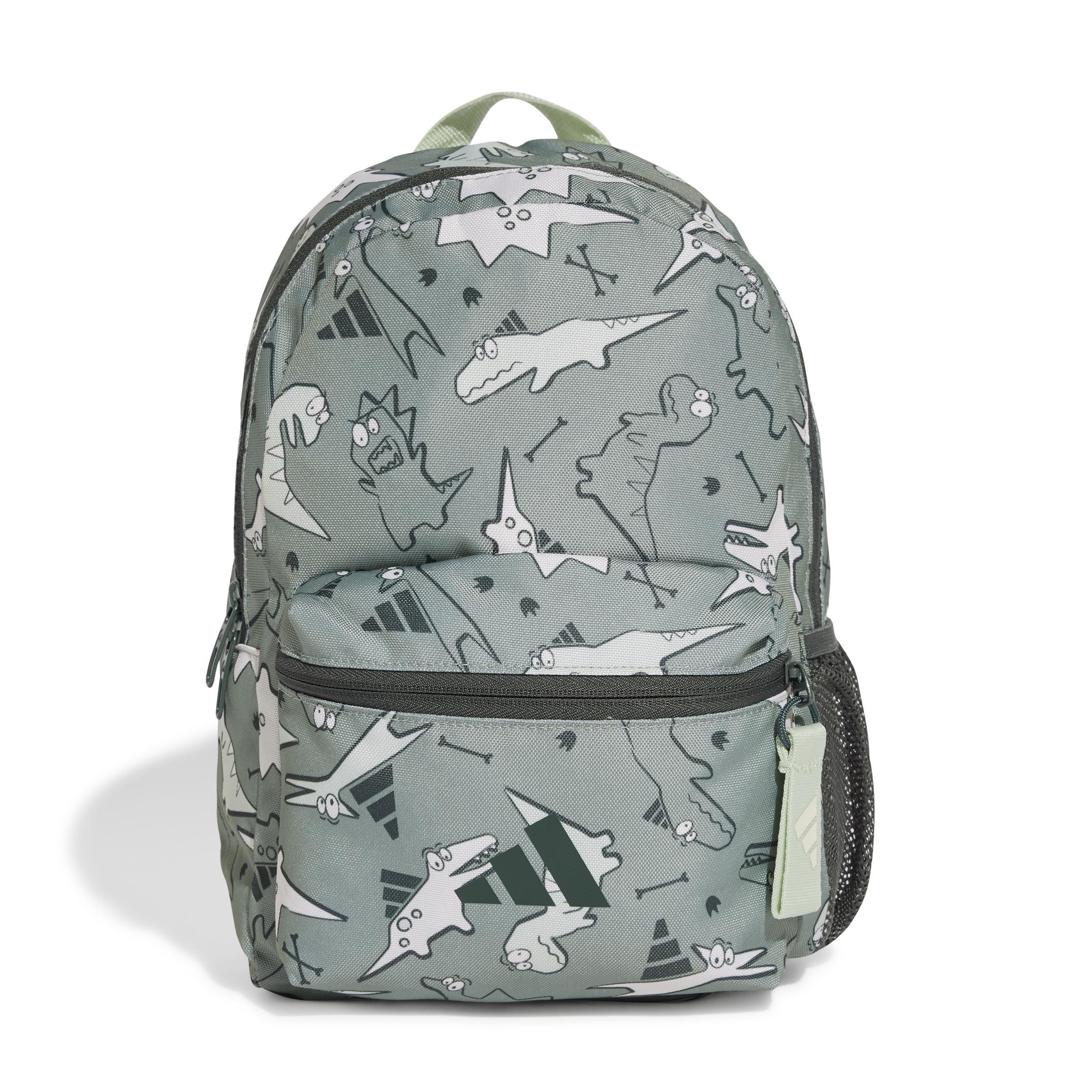 Unisex Kids Adiraptor Backpack, Grey, A701_ONE, large image number 0
