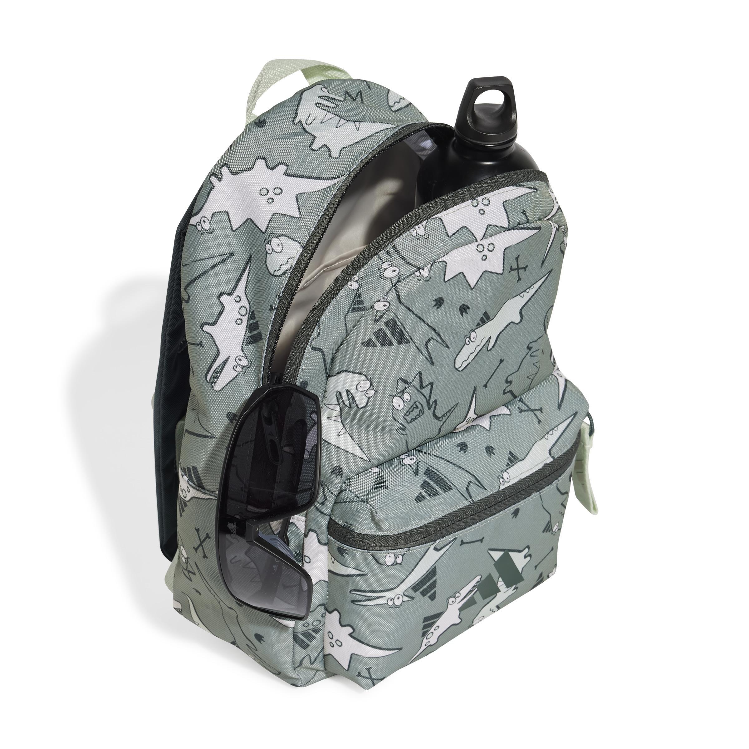 Unisex Kids Adiraptor Backpack, Grey, A701_ONE, large image number 1