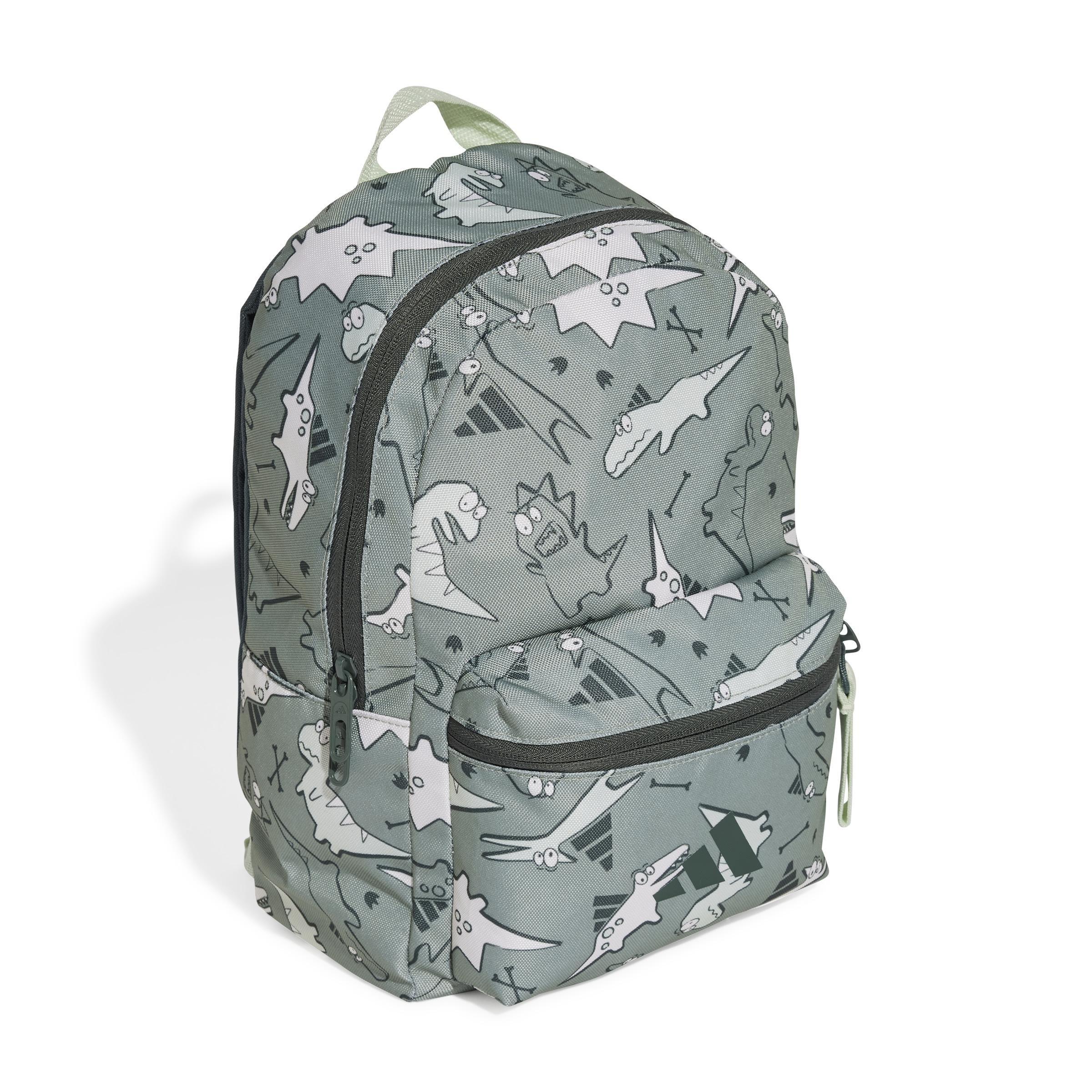 Unisex Kids Adiraptor Backpack, Grey, A701_ONE, large image number 2