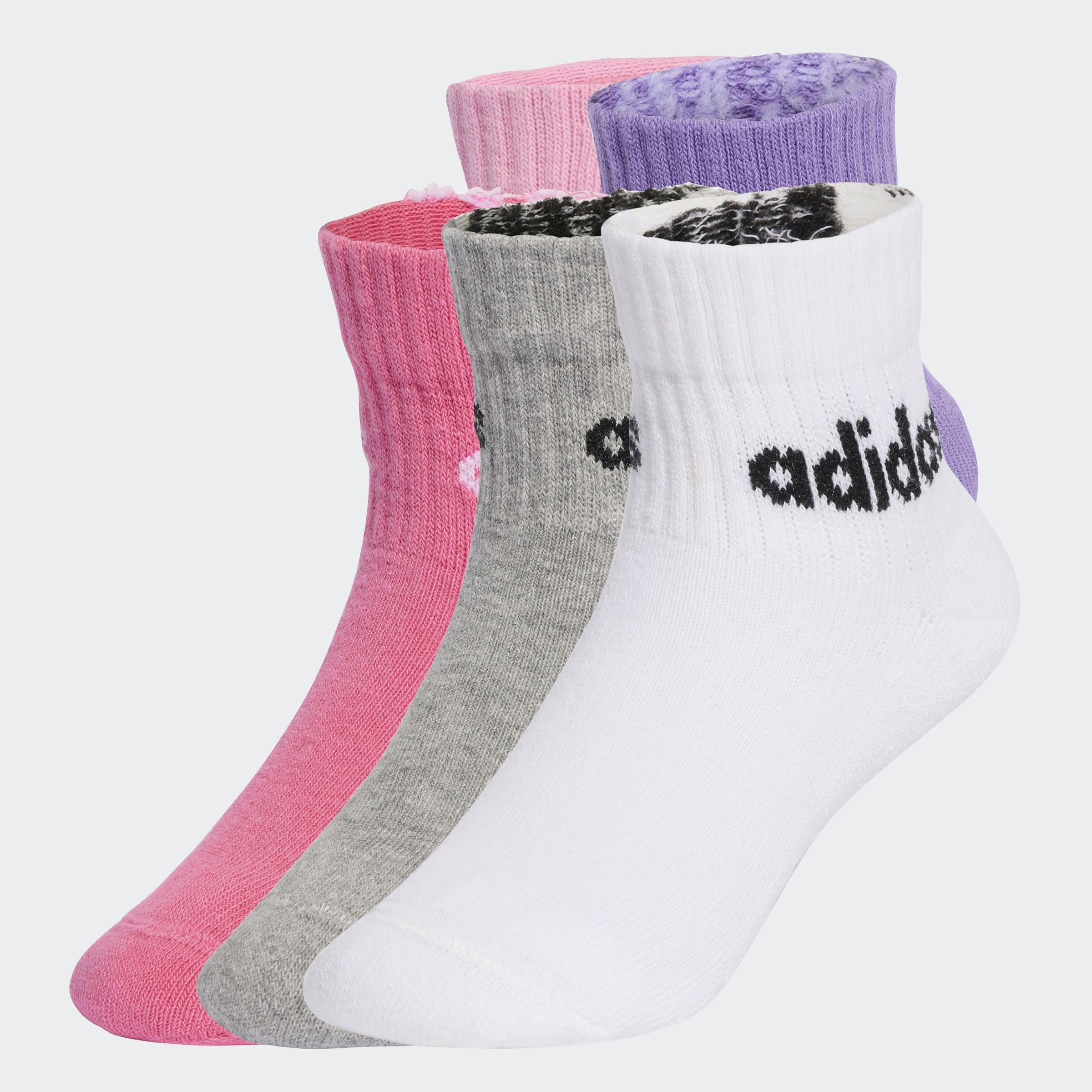 Kids Unisex Linear Ankle Socks 5 Pairs, Multicolour, A701_ONE, large image number 3
