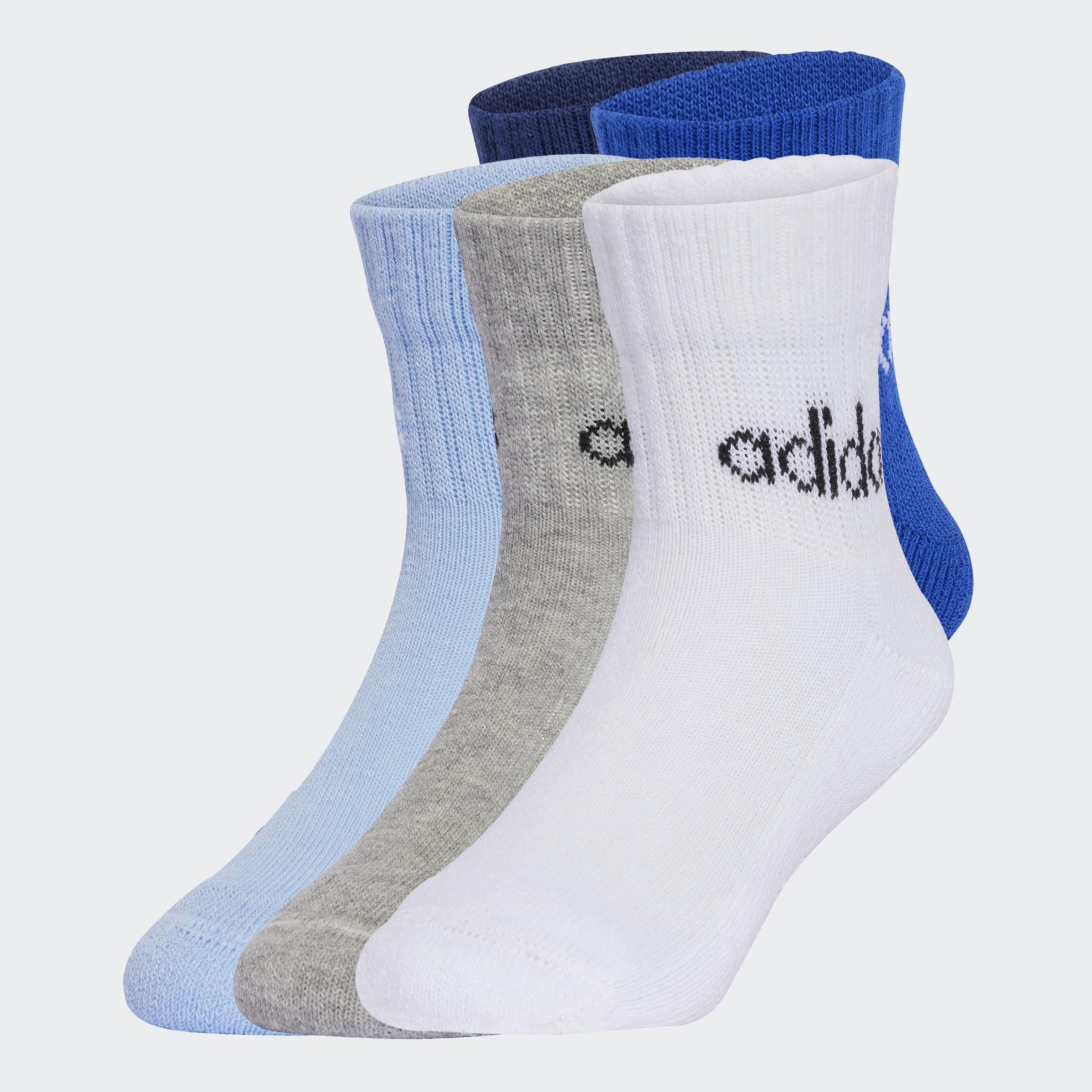 Kids Unisex Linear Ankle Socks 5 Pairs, Multicolour, A701_ONE, large image number 3