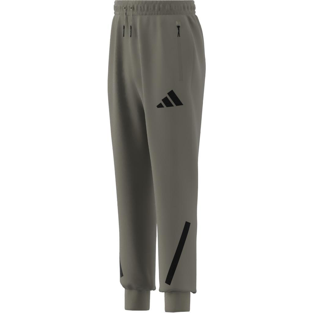 adidas Z.N.E. Tapered-Leg Tracksuit Bottoms, Brown, A701_ONE, large image number 6