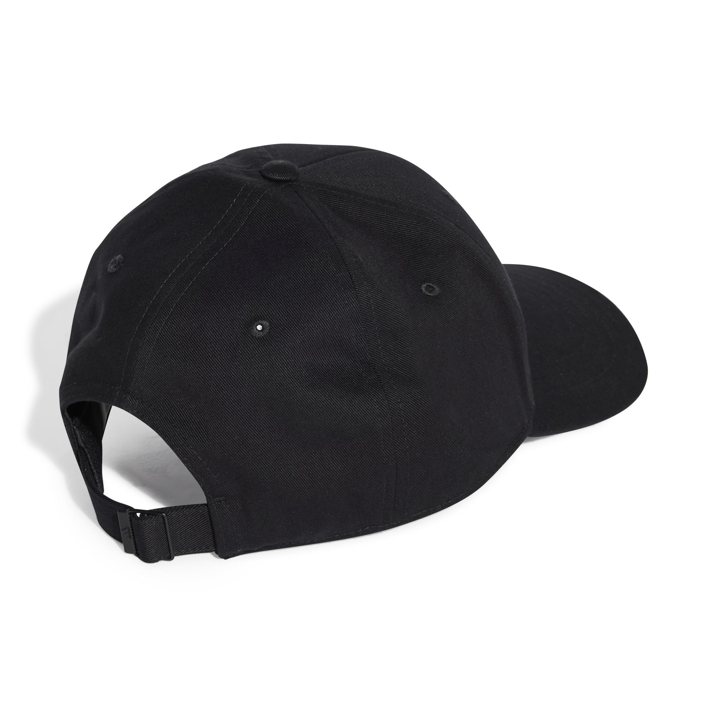 Unisex New Logo Baseball Cap, Black, A701_ONE, large image number 1