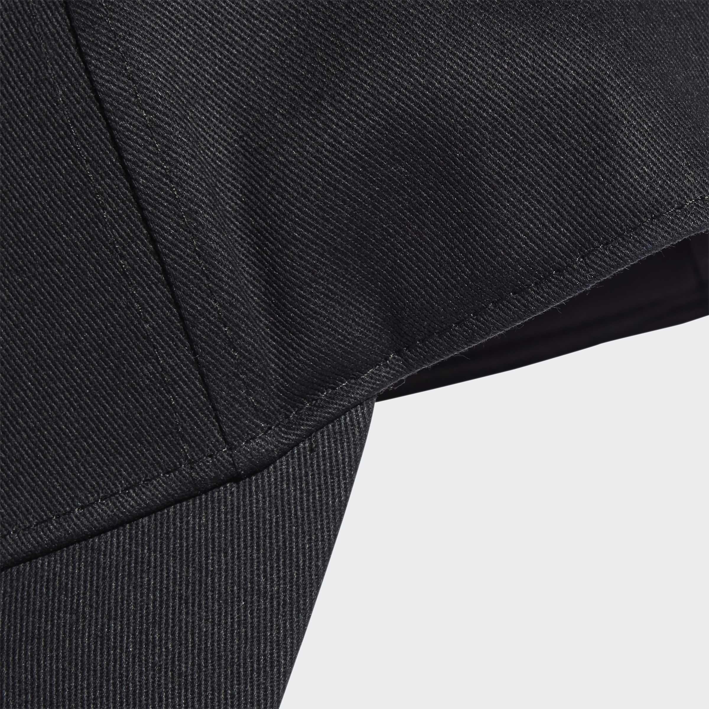 Unisex 3-Stripes New Logo Baseball Cap, Black, A701_ONE, large image number 3