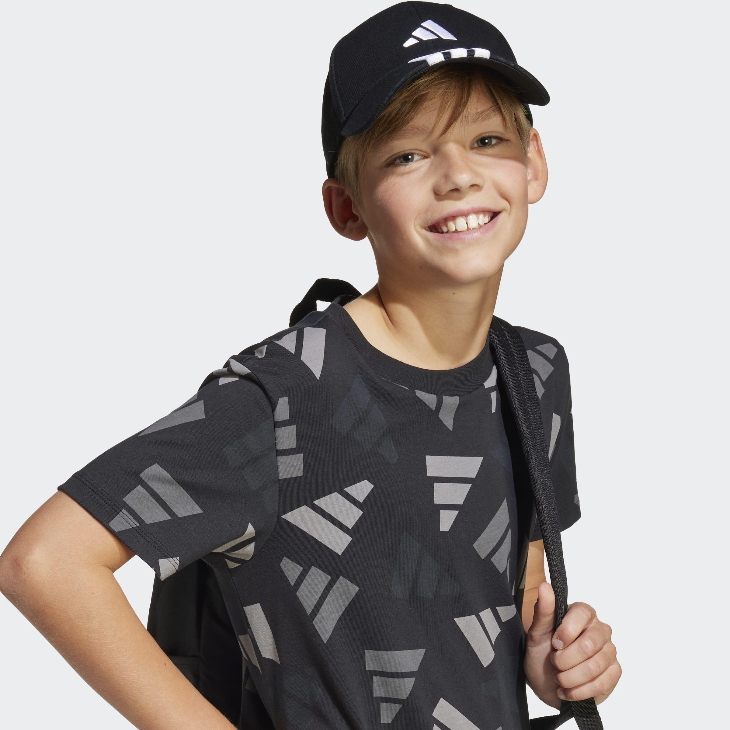 Unisex 3-Stripes New Logo Baseball Cap, Black, A701_ONE, large image number 4