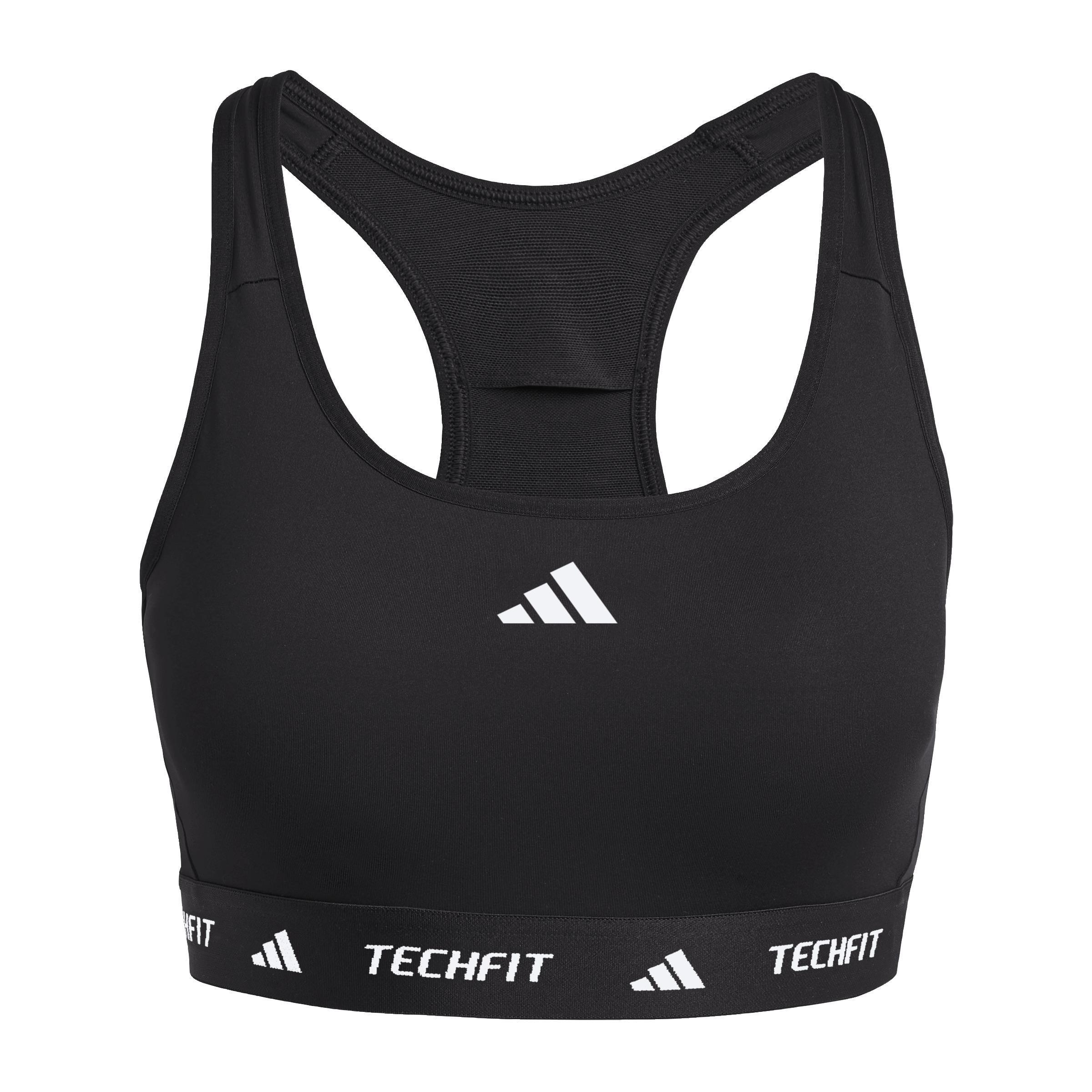 TECHFIT Bra, Black, , large image number 0